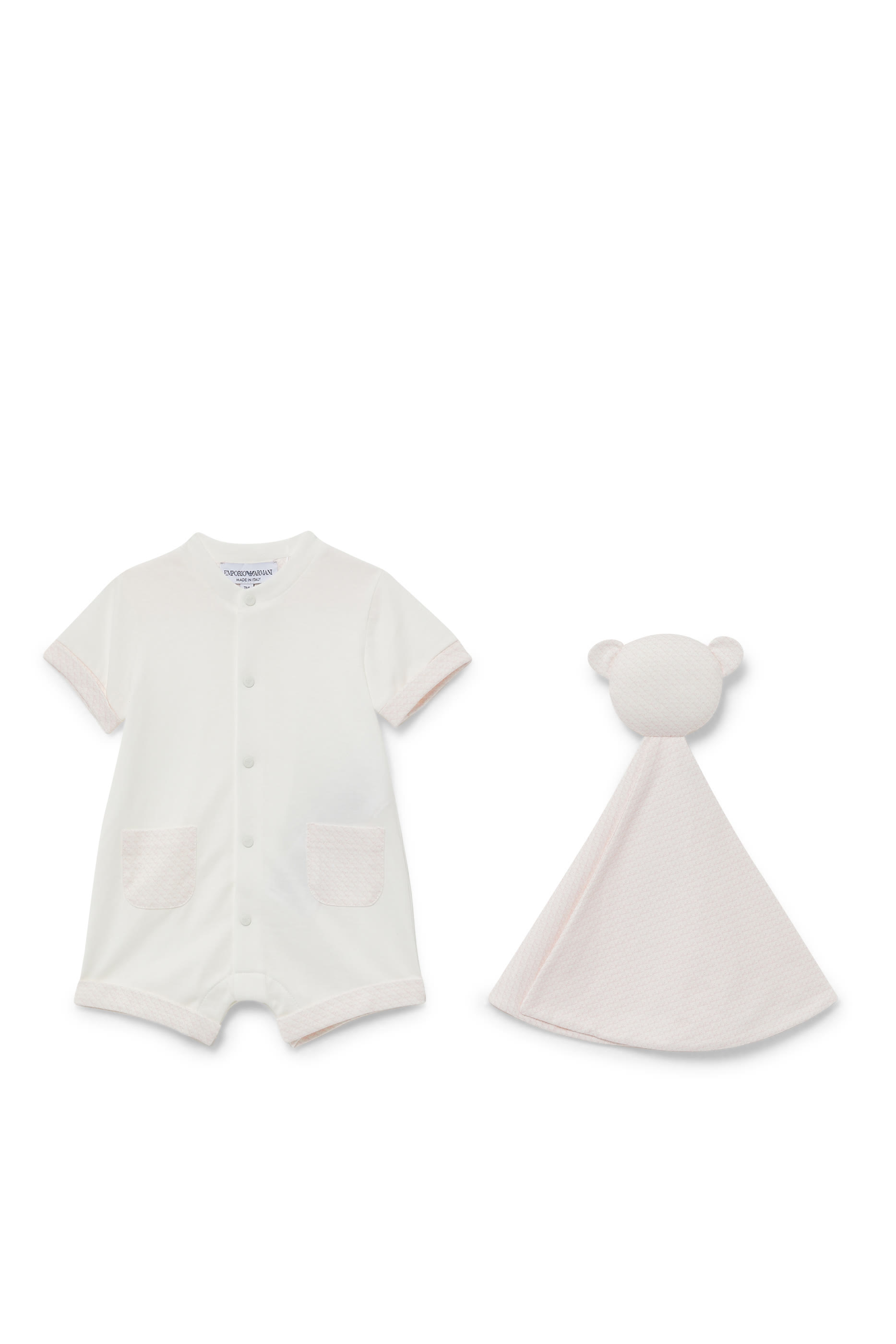 EA Essential Romper & Bear Comforter Set