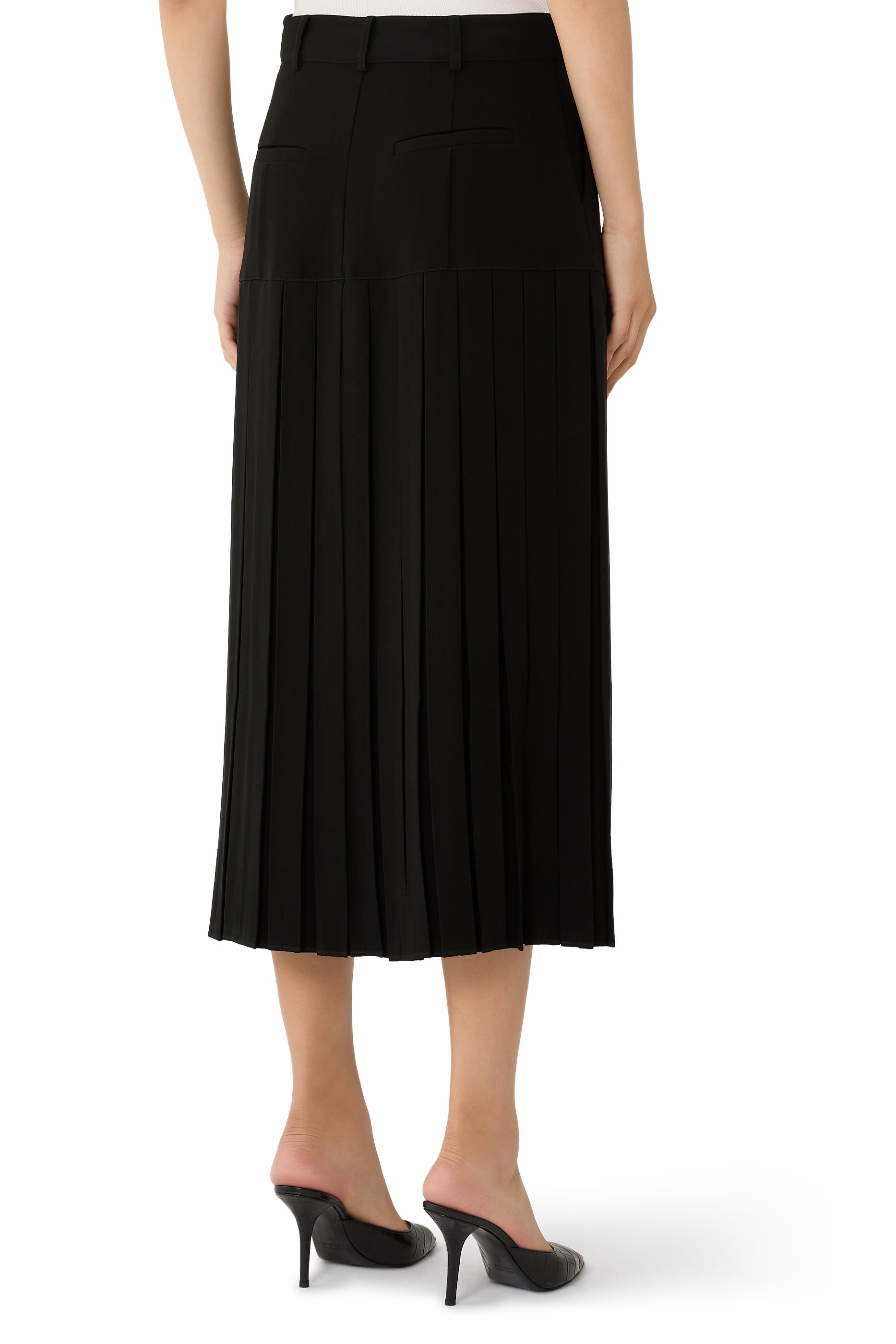 Bane Crepe Midi Skirt