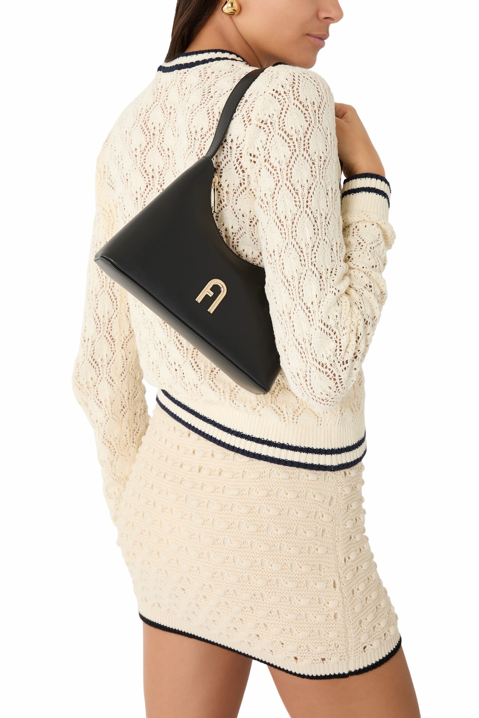 Diamante Mini Marshmallow Bag 