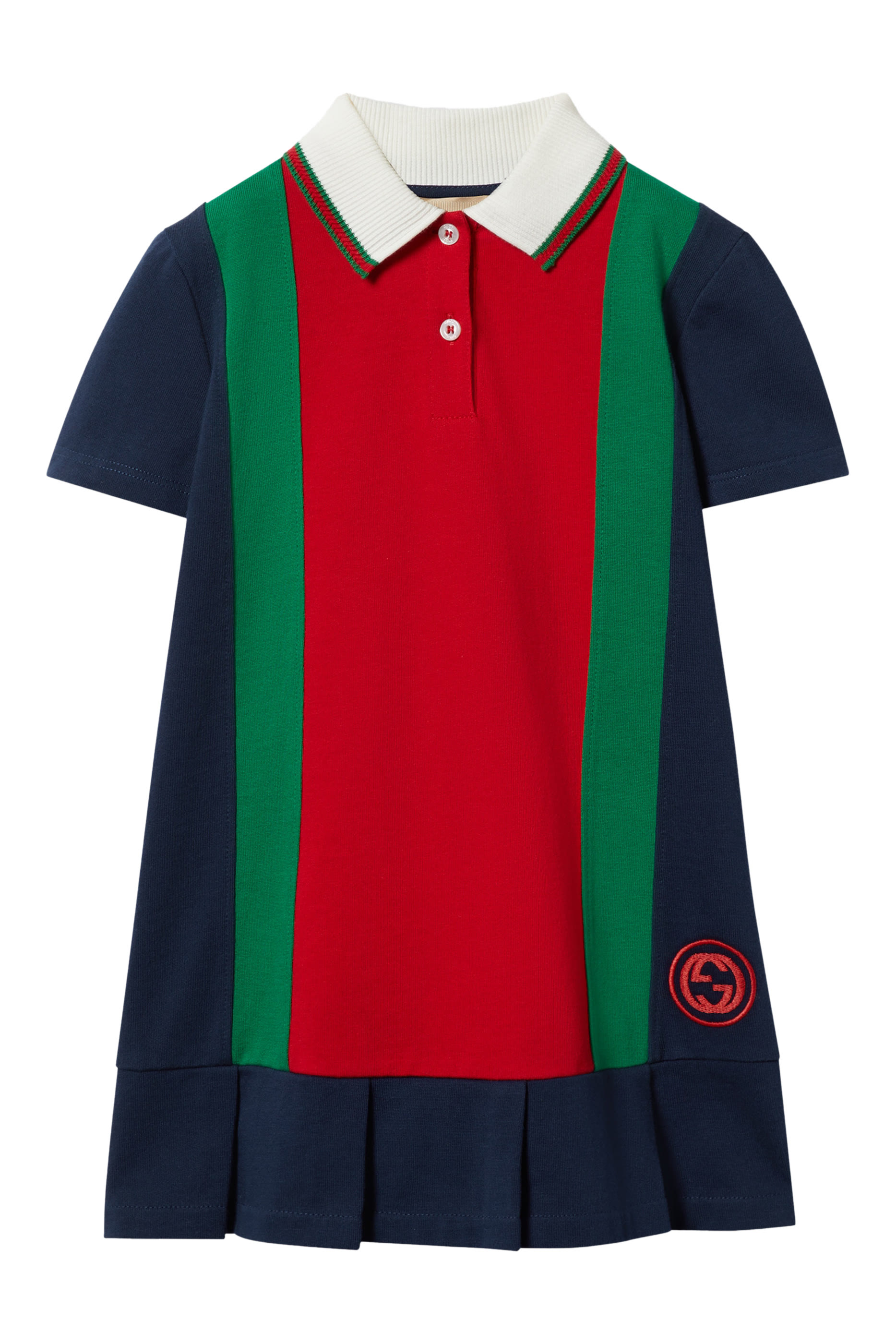 Kids Web Cotton Jersey Dress