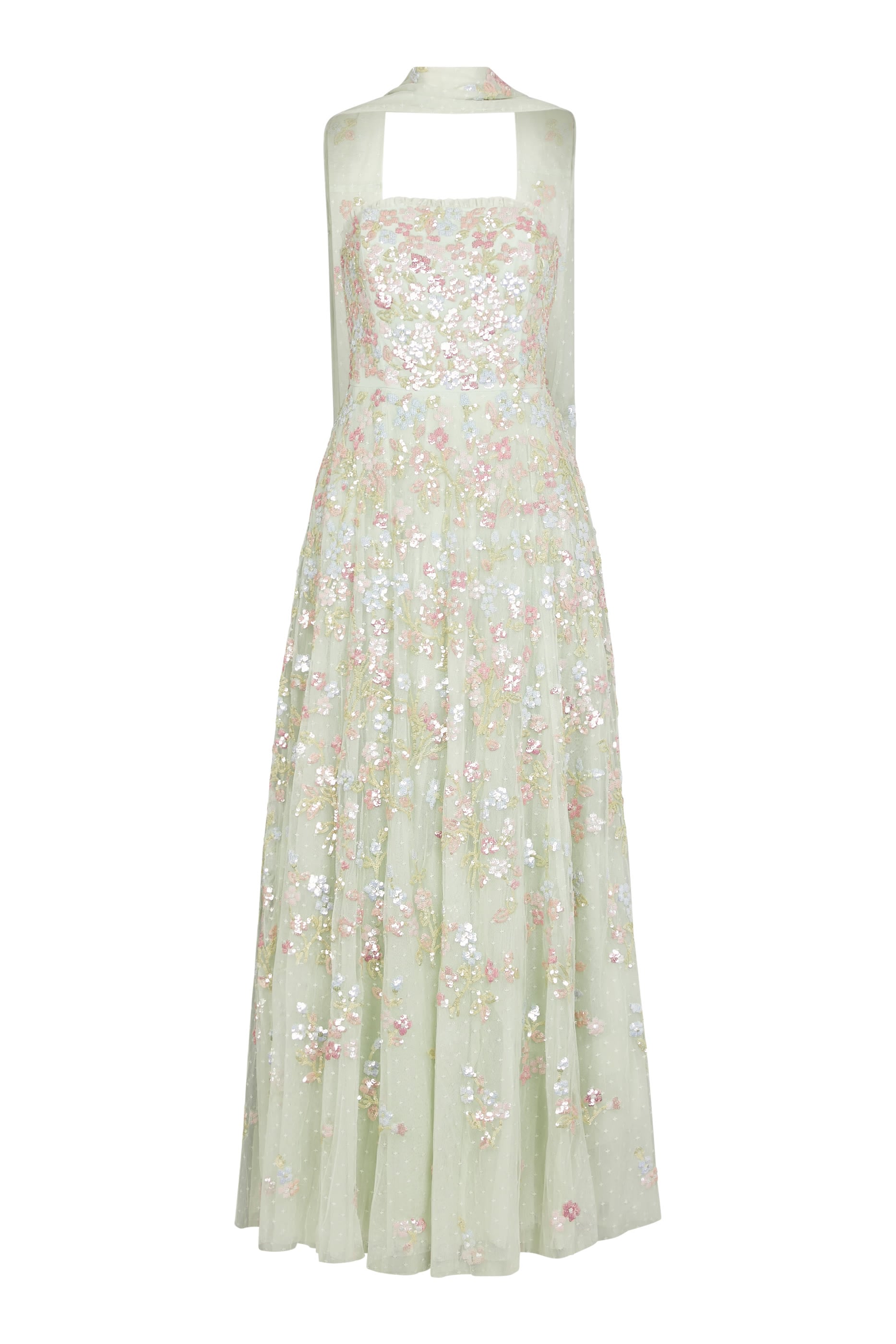  Forget-Me-Not Strapless Gown
