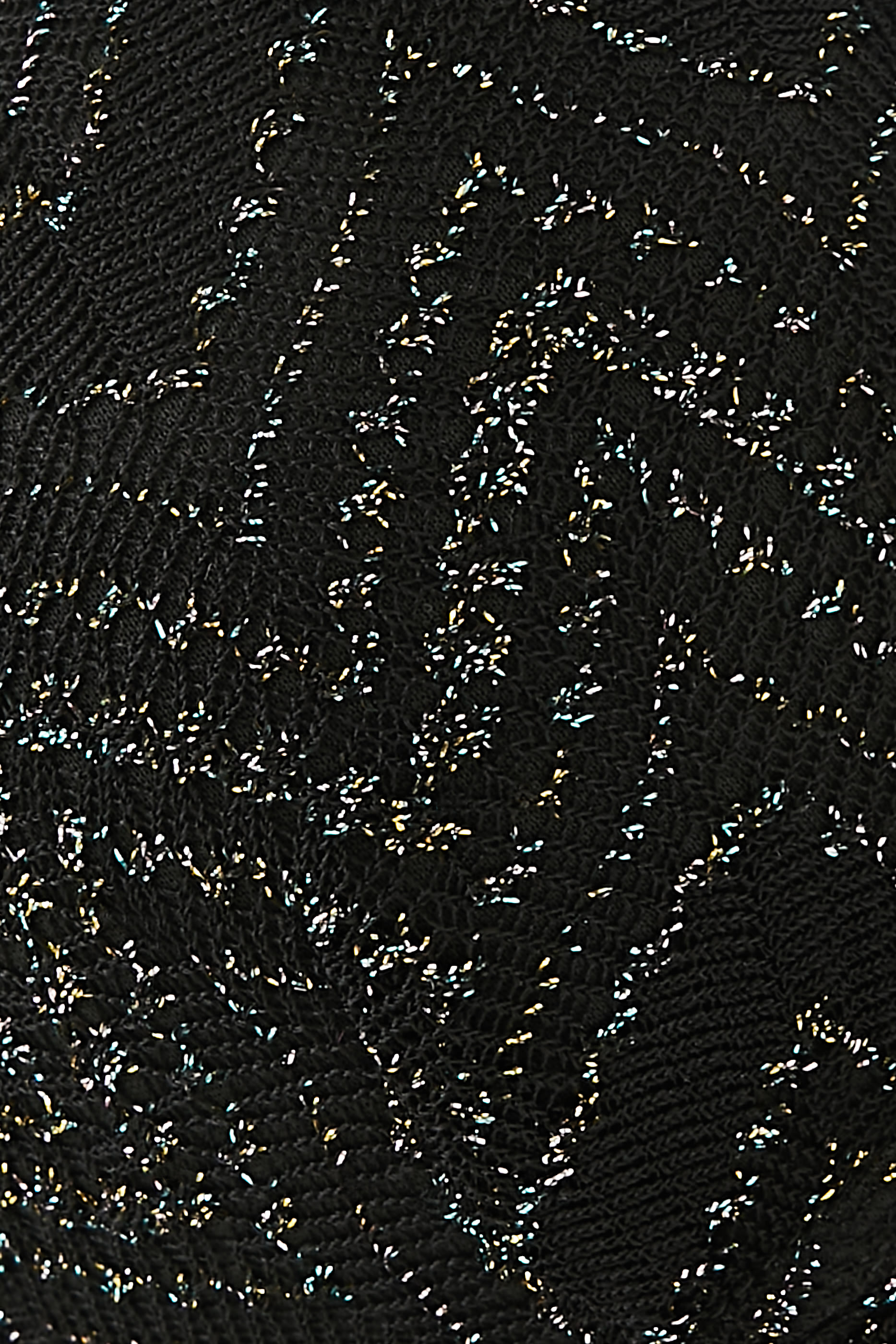 Mare Chevron Lace Raschel Balconette Bikini Set