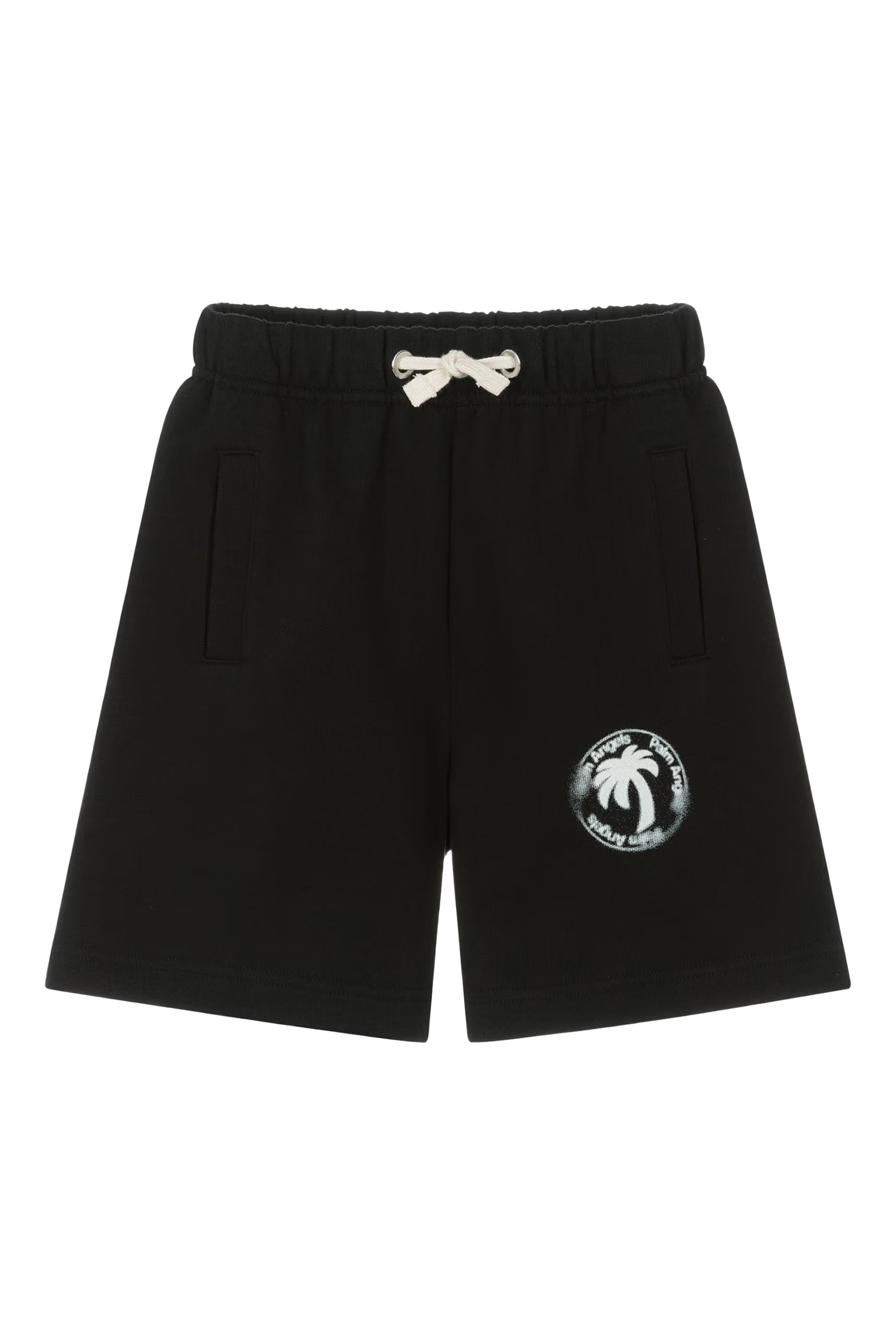 Kids Blurred Palm Tree Logo Shorts