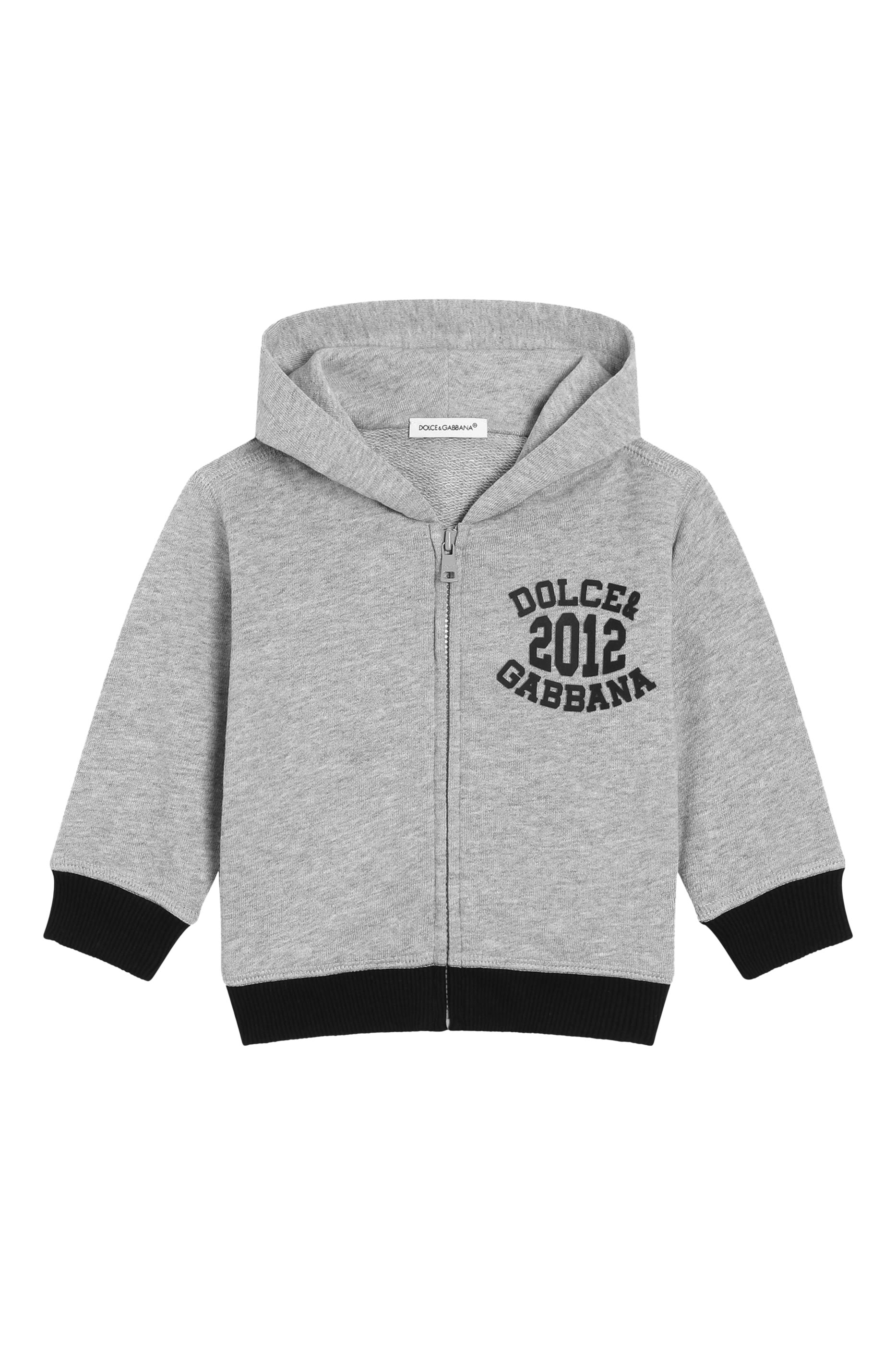 Kids Hooded Logo Fleece Jacket