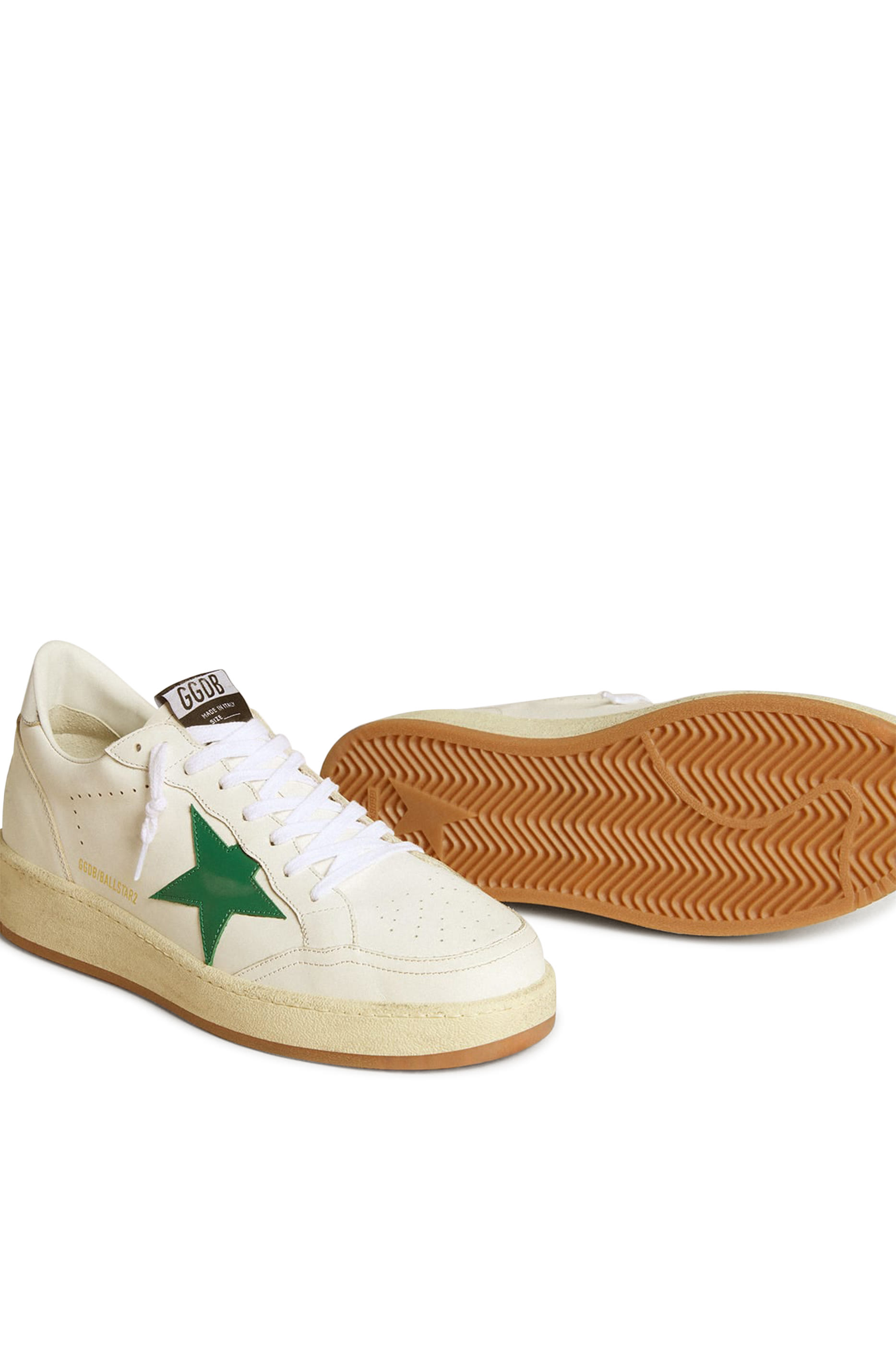 Men’s Ball Star sneakers With Leather Star and Metallic Leather Heel Tab