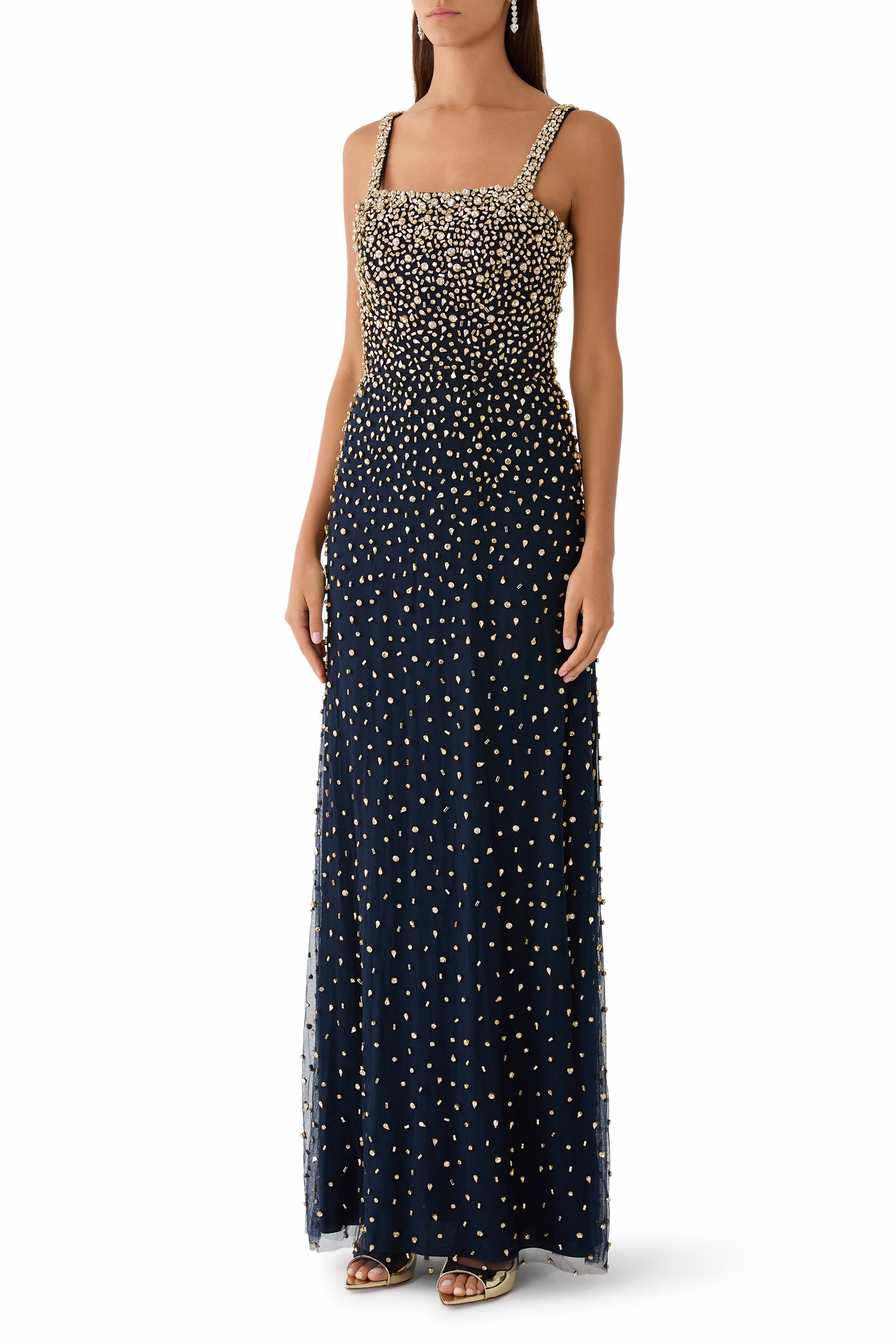 Cherry Embroidered Gown