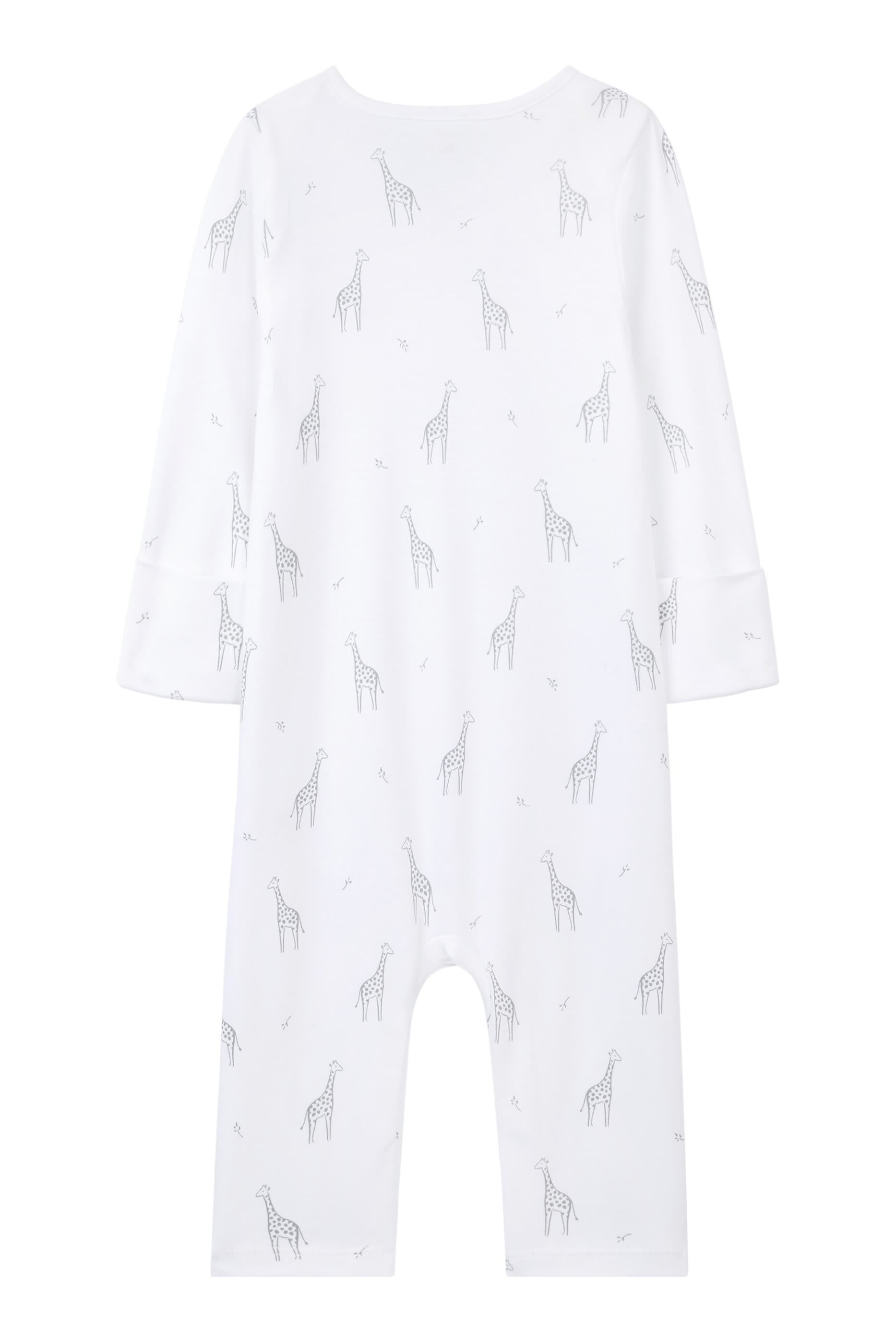 Kids Giraffe Print  Organic Cotton Sleepsuit