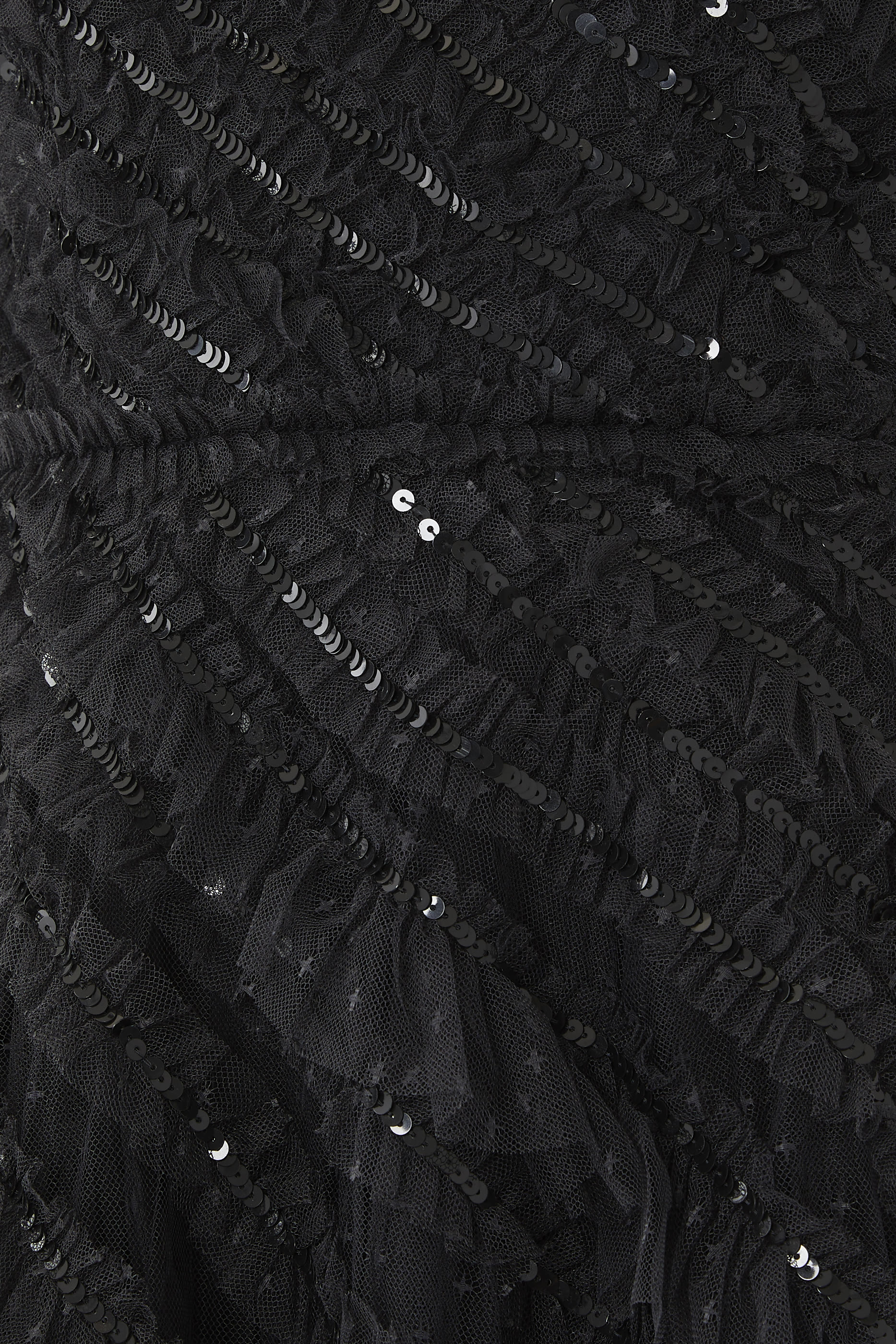 Spiral Sequin One-Shoulder Micro Mini Dress