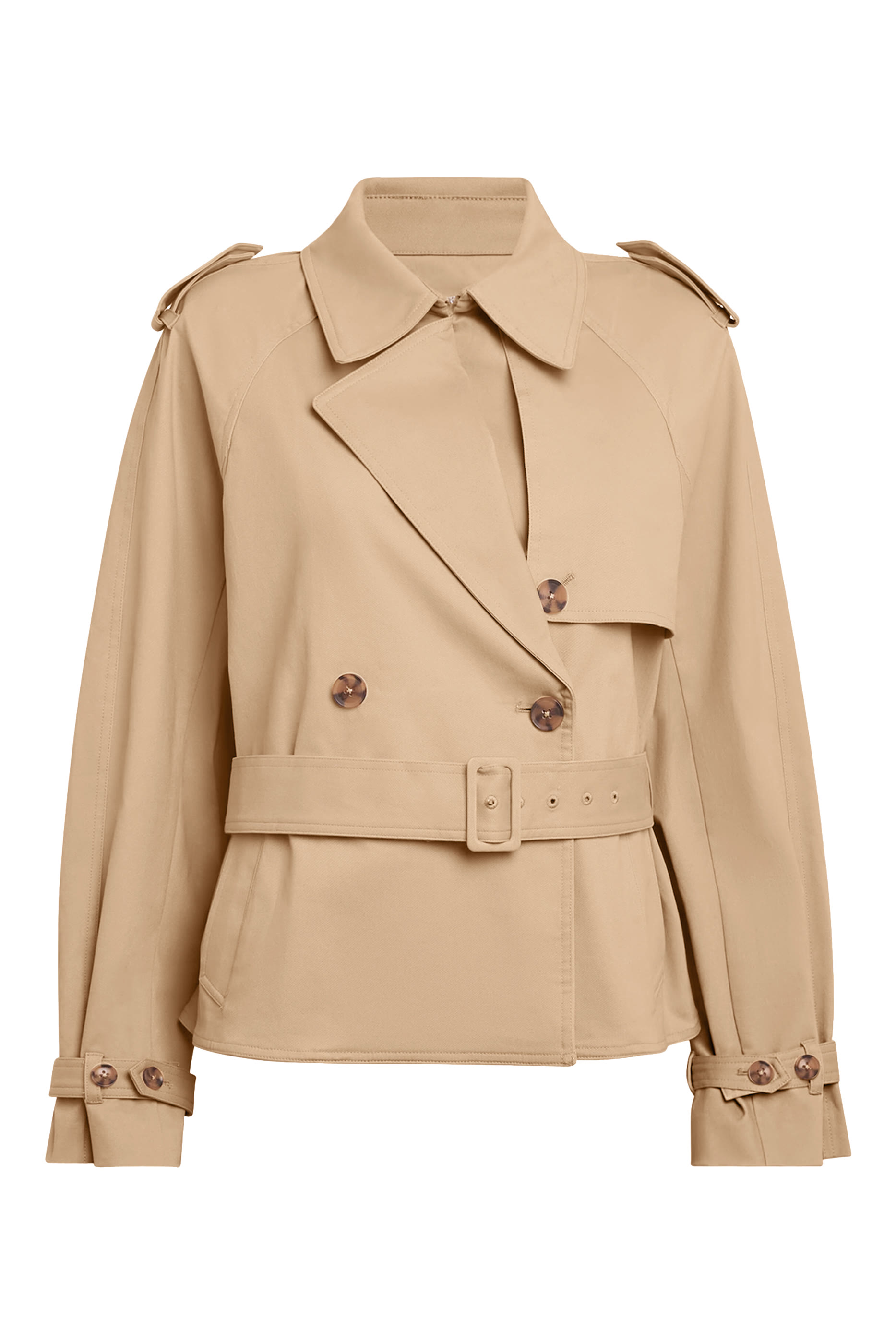 Cropped Trench Jacket