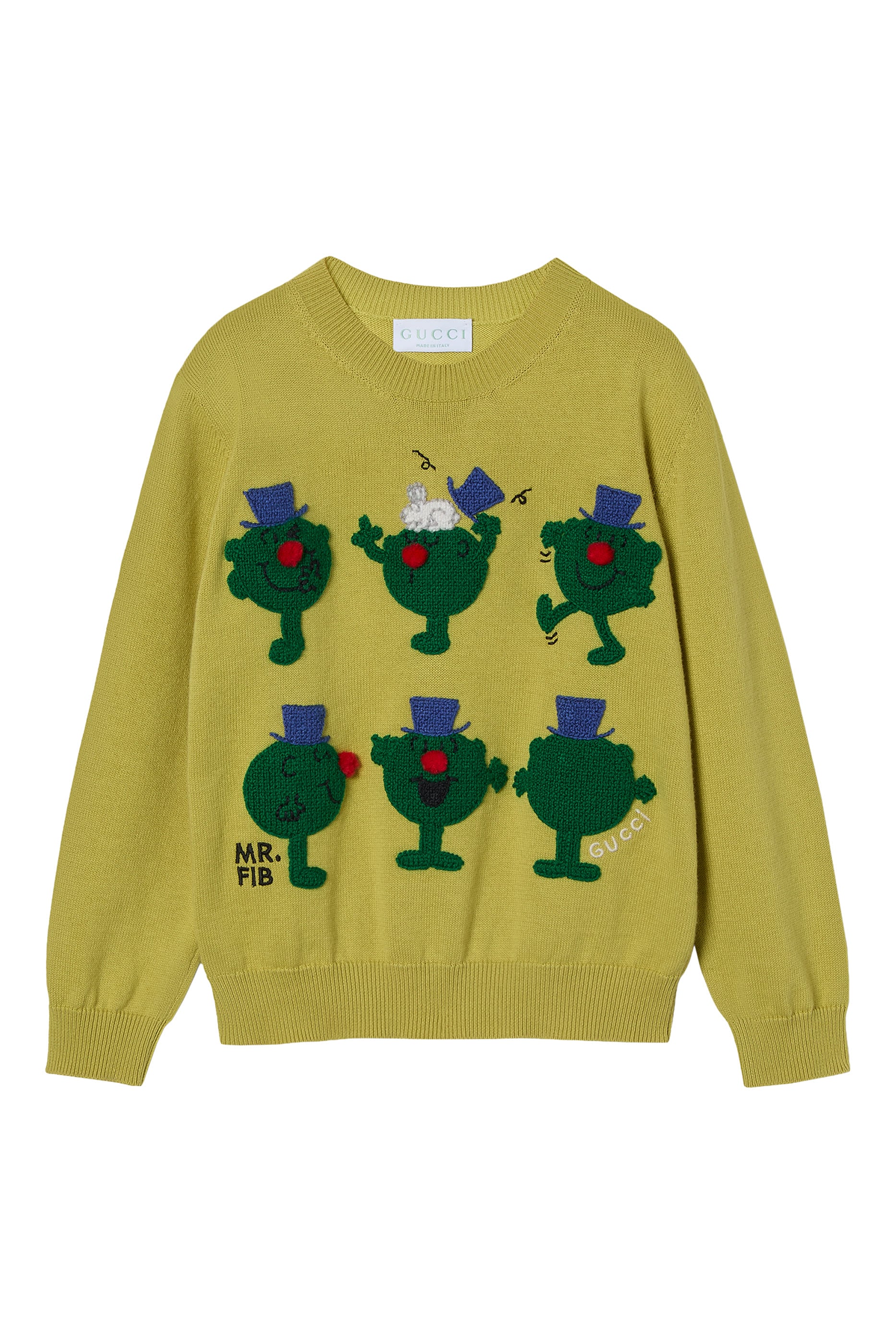 Kids Characters Embroidery Sweater