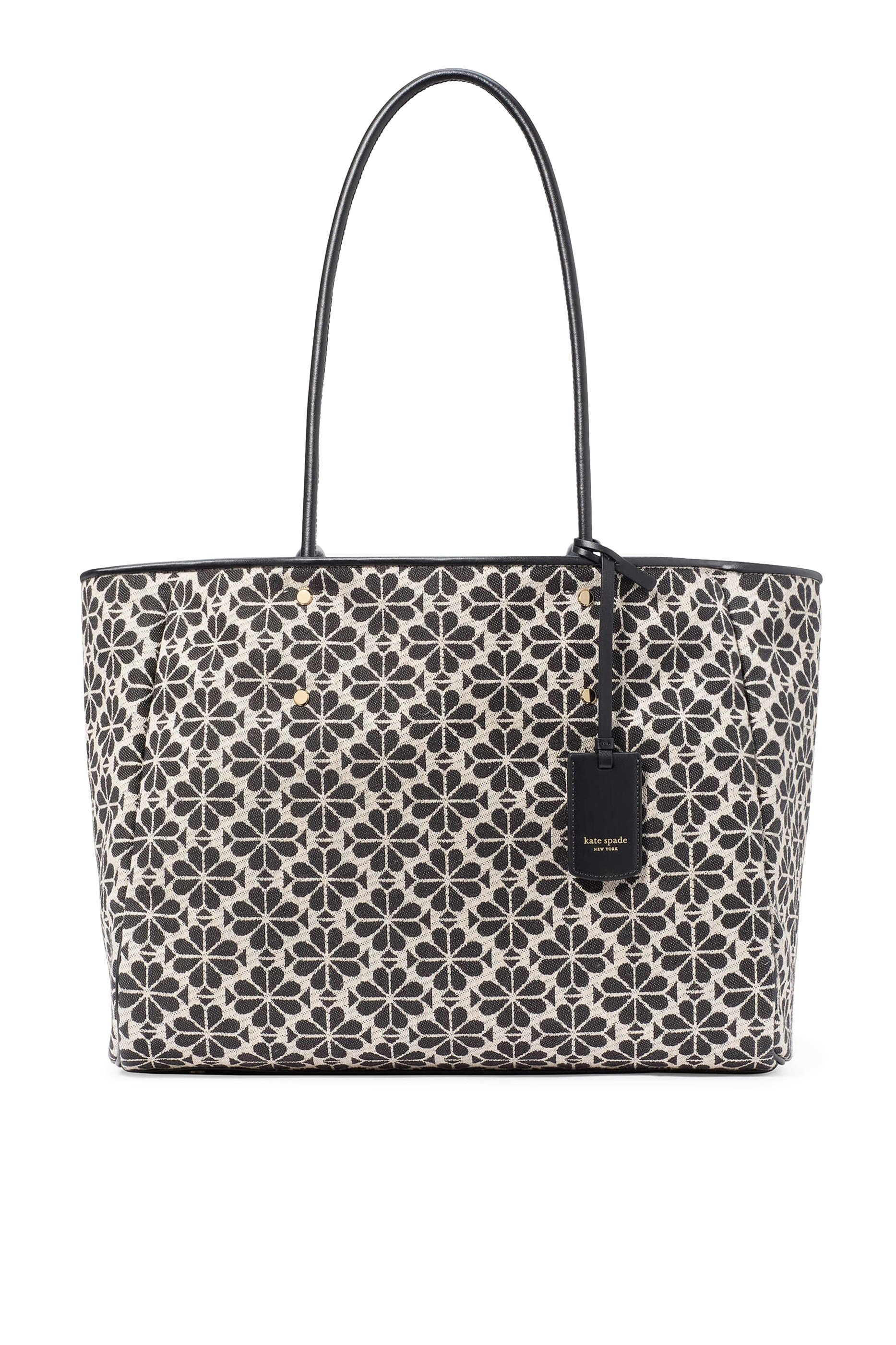 Spade Flower Jacquard Large Everything Tote Bag