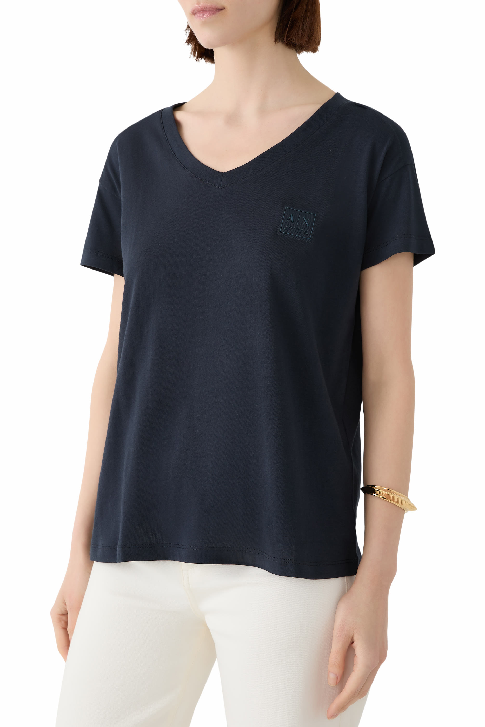  V-Neck Jersey T-Shirt