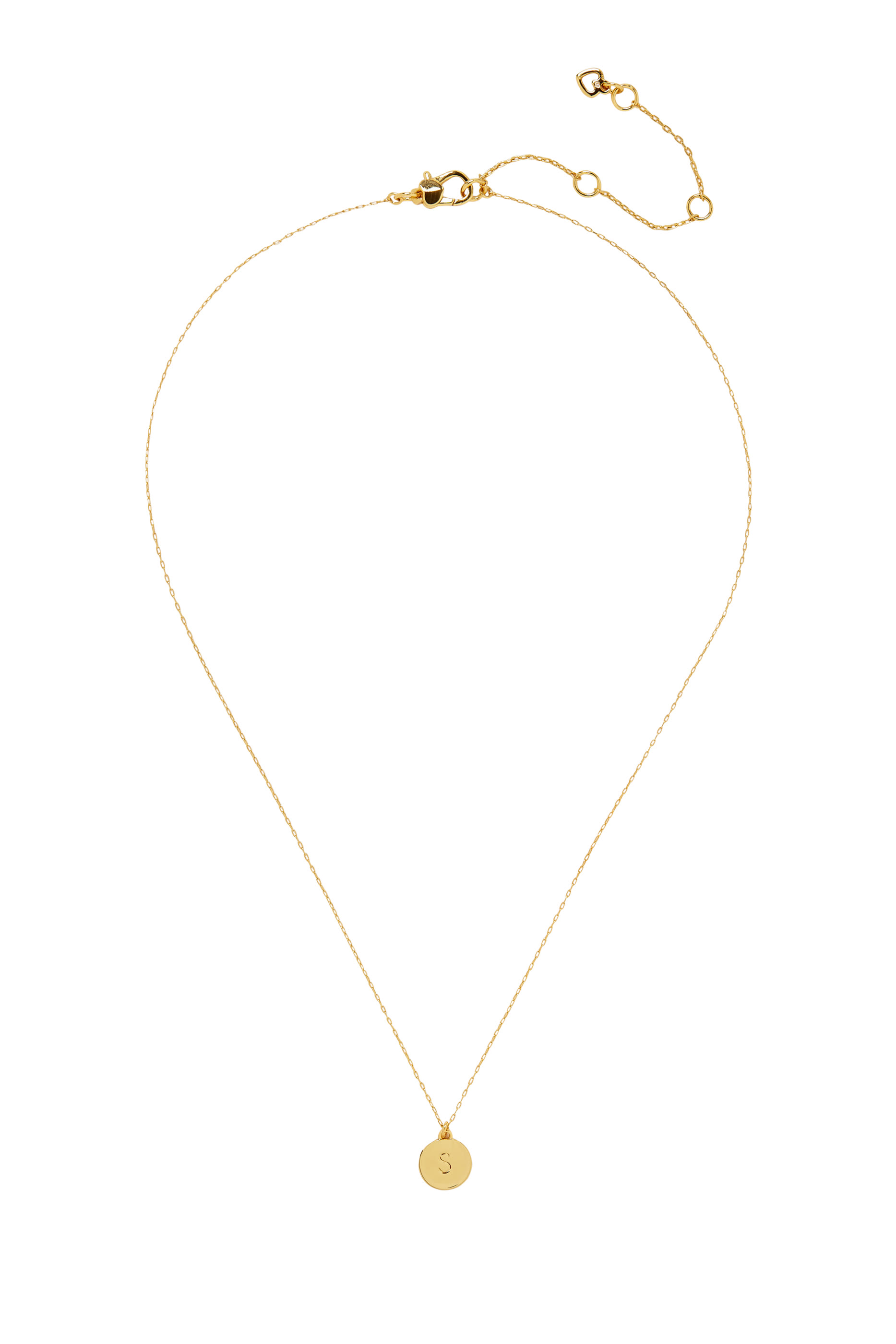  S Initial Mini Pendant