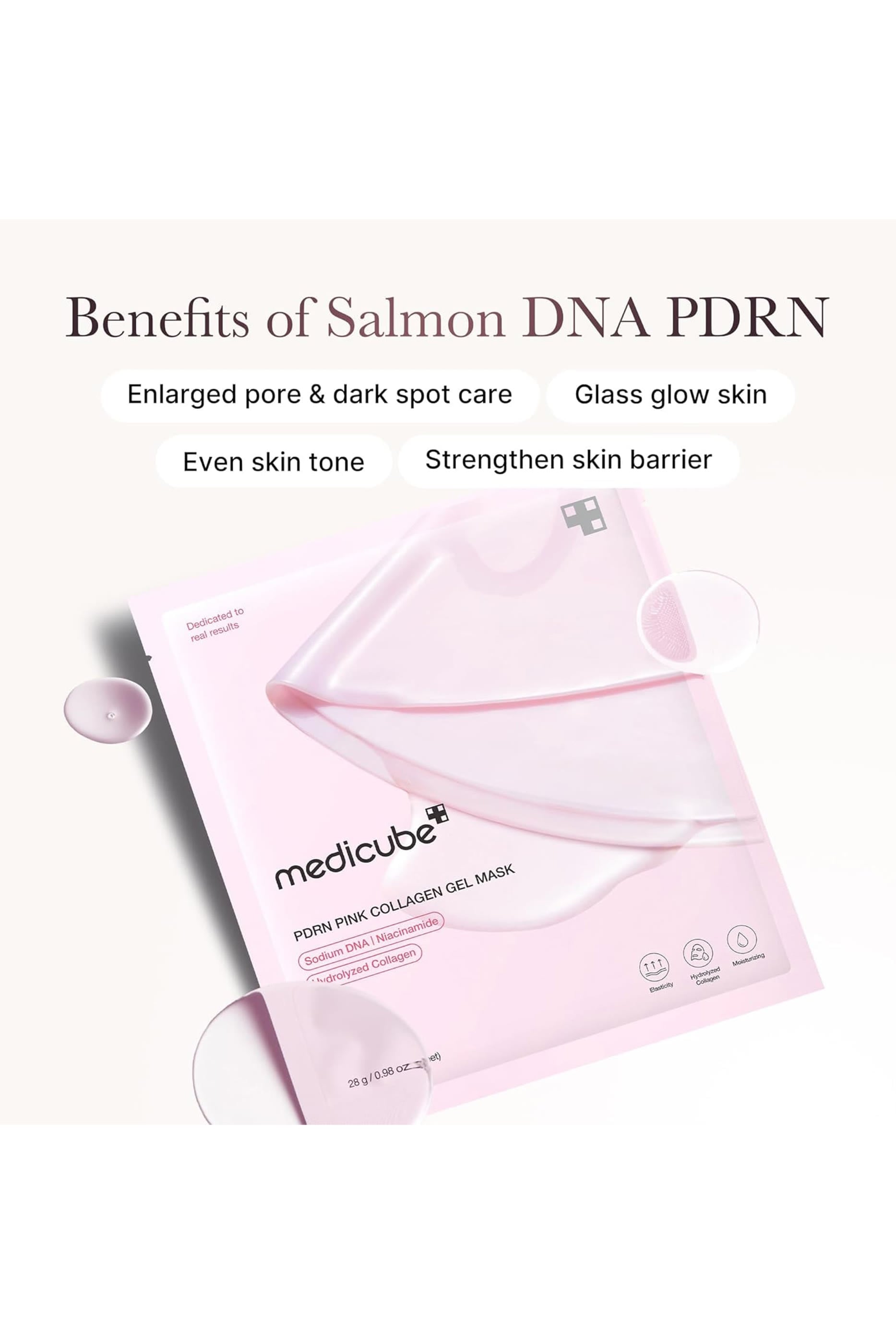 Salmon PDRN Pink Collagen Jelly Gel Mask 