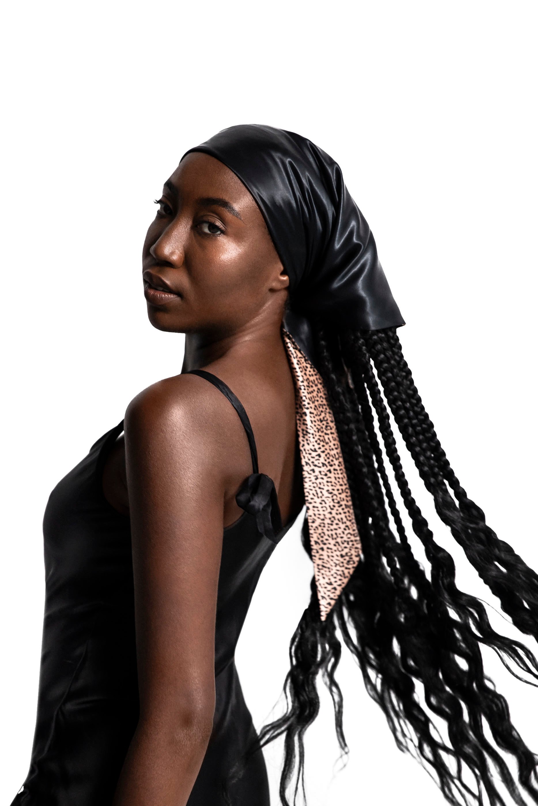 Wild Leopard Hair Wrap