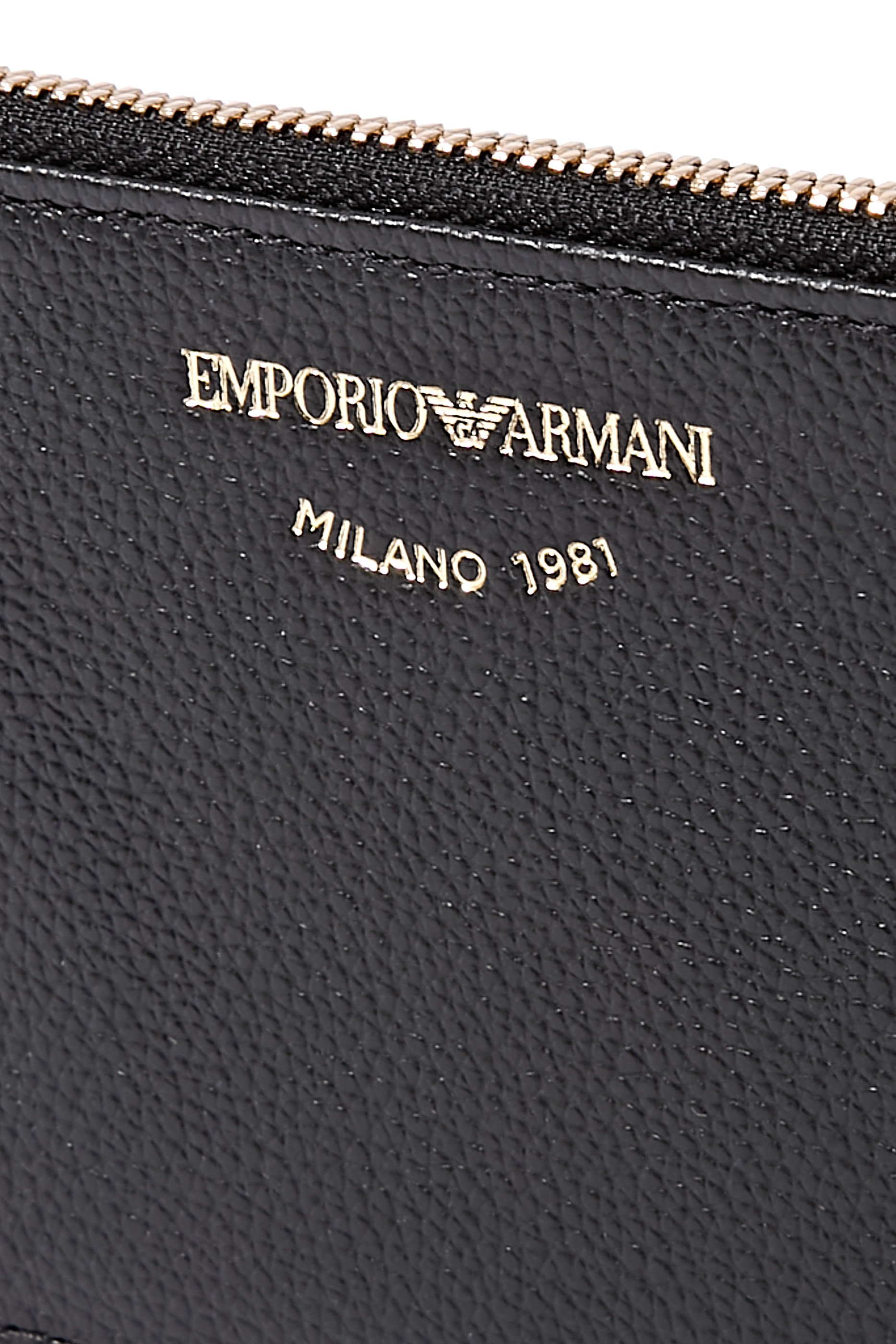 Zipped Tumbled-Leather Card Holder