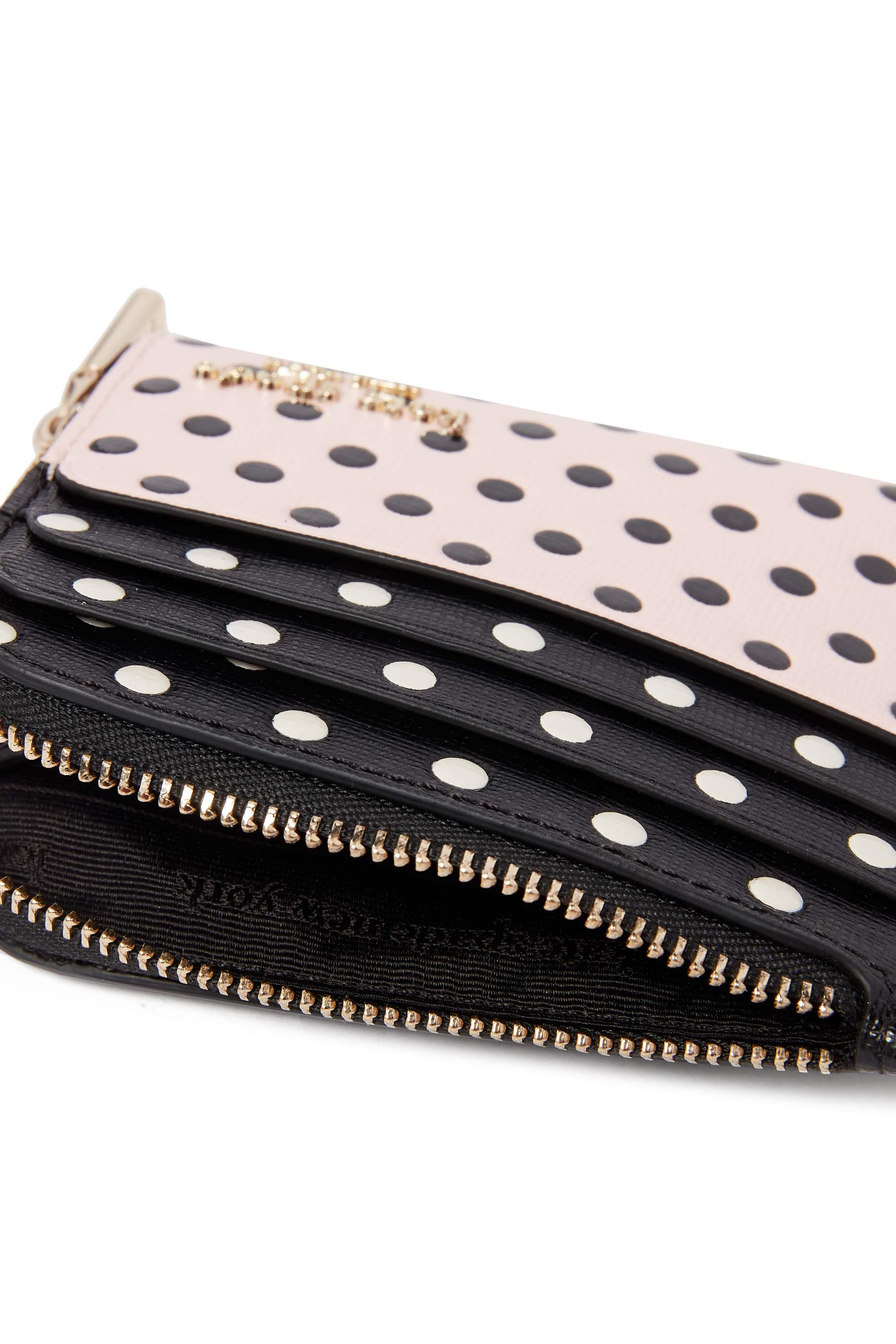 Polka Dot Coin Card Case Wristlet
