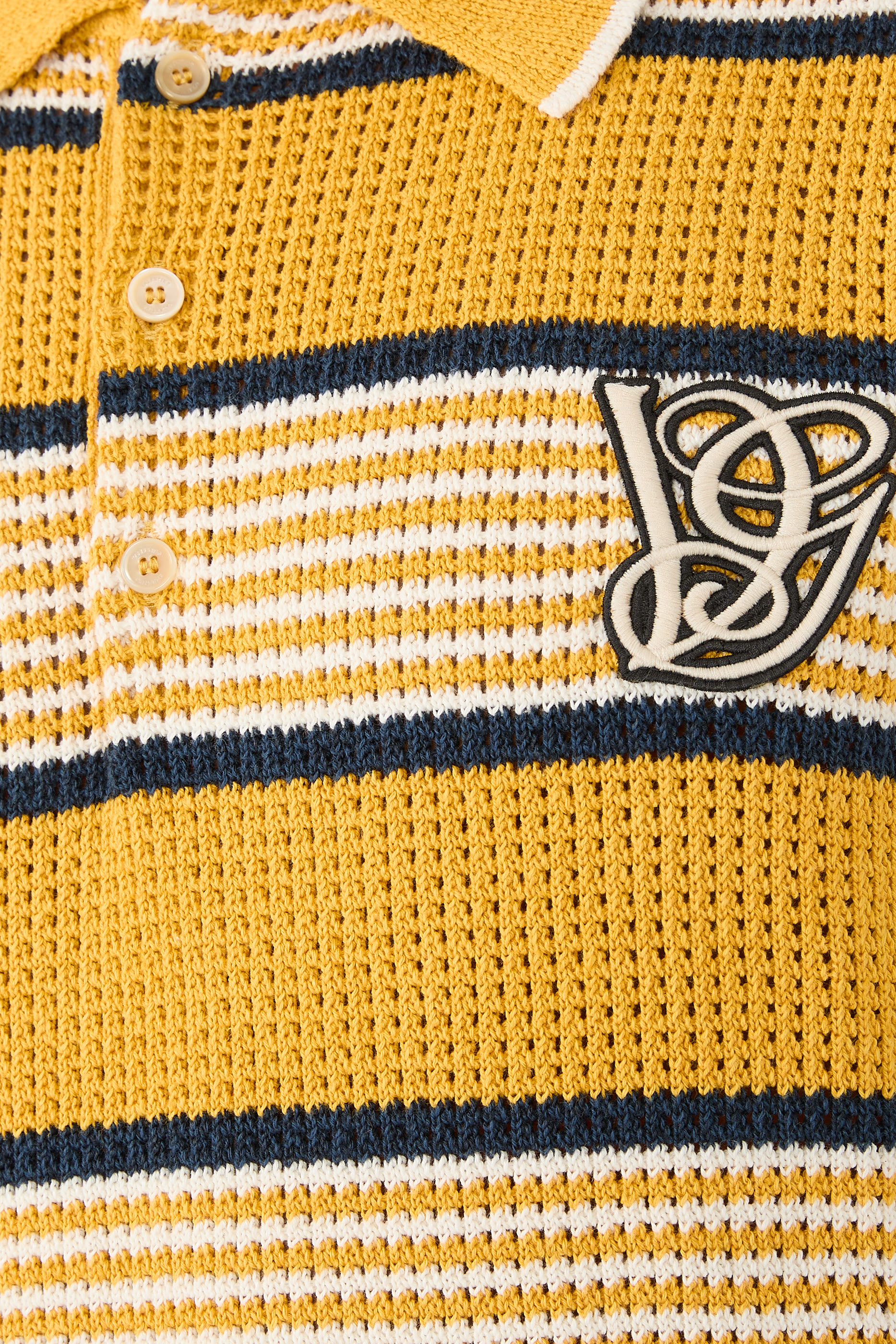 VG Patch Polo Shirt in Knit