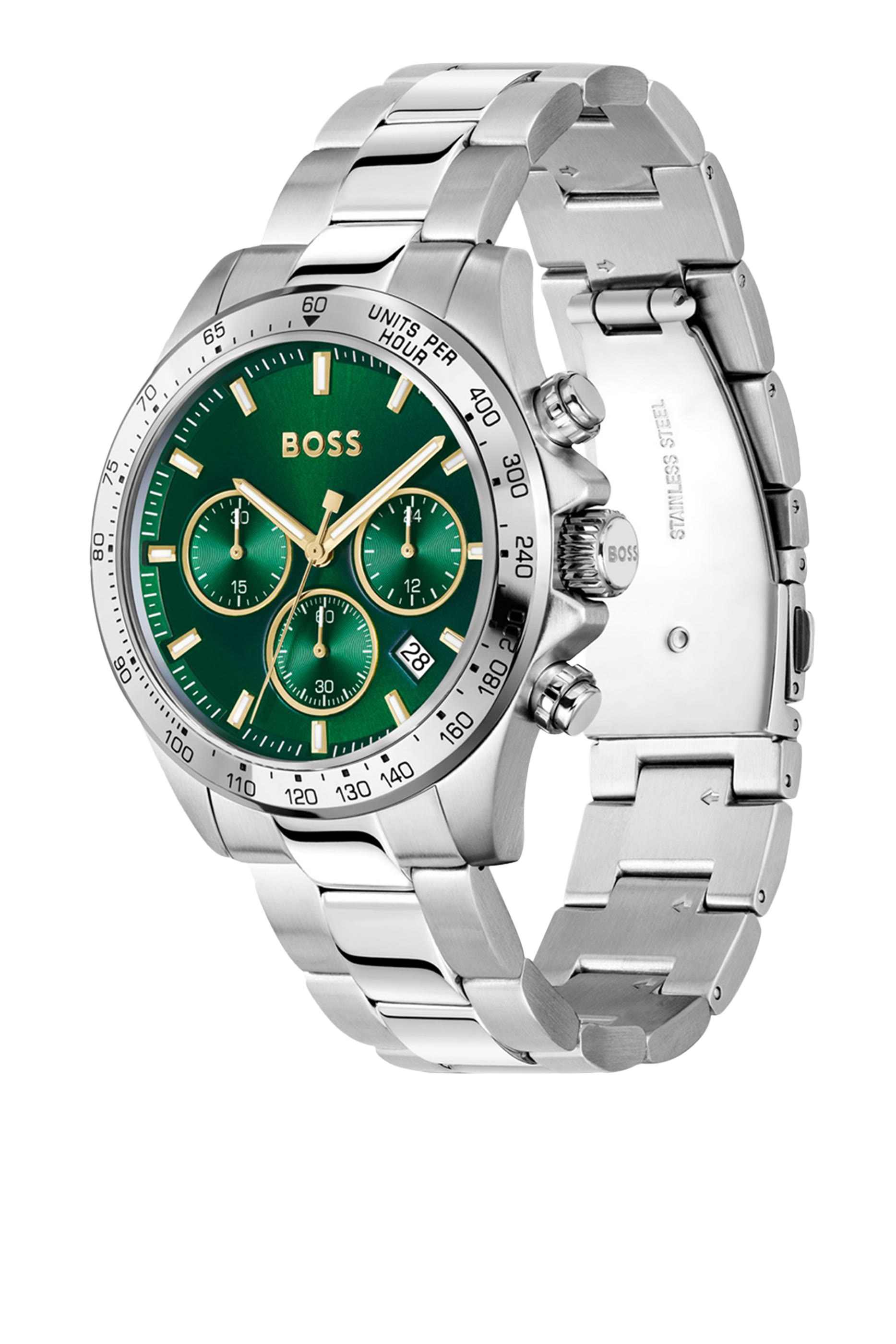 Hero Stainless Steel Chronograph Watch