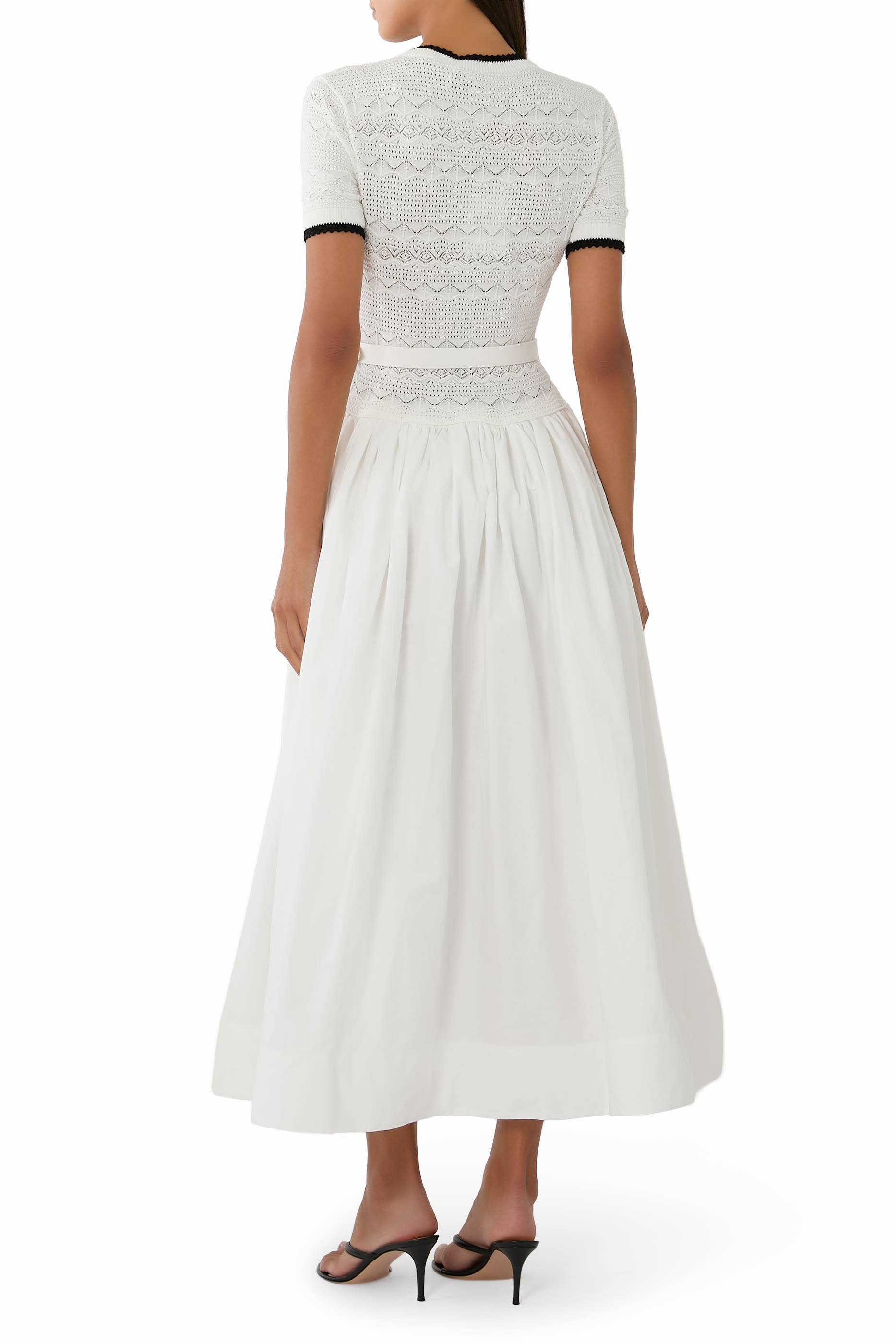 Knit Linen Midi Dress