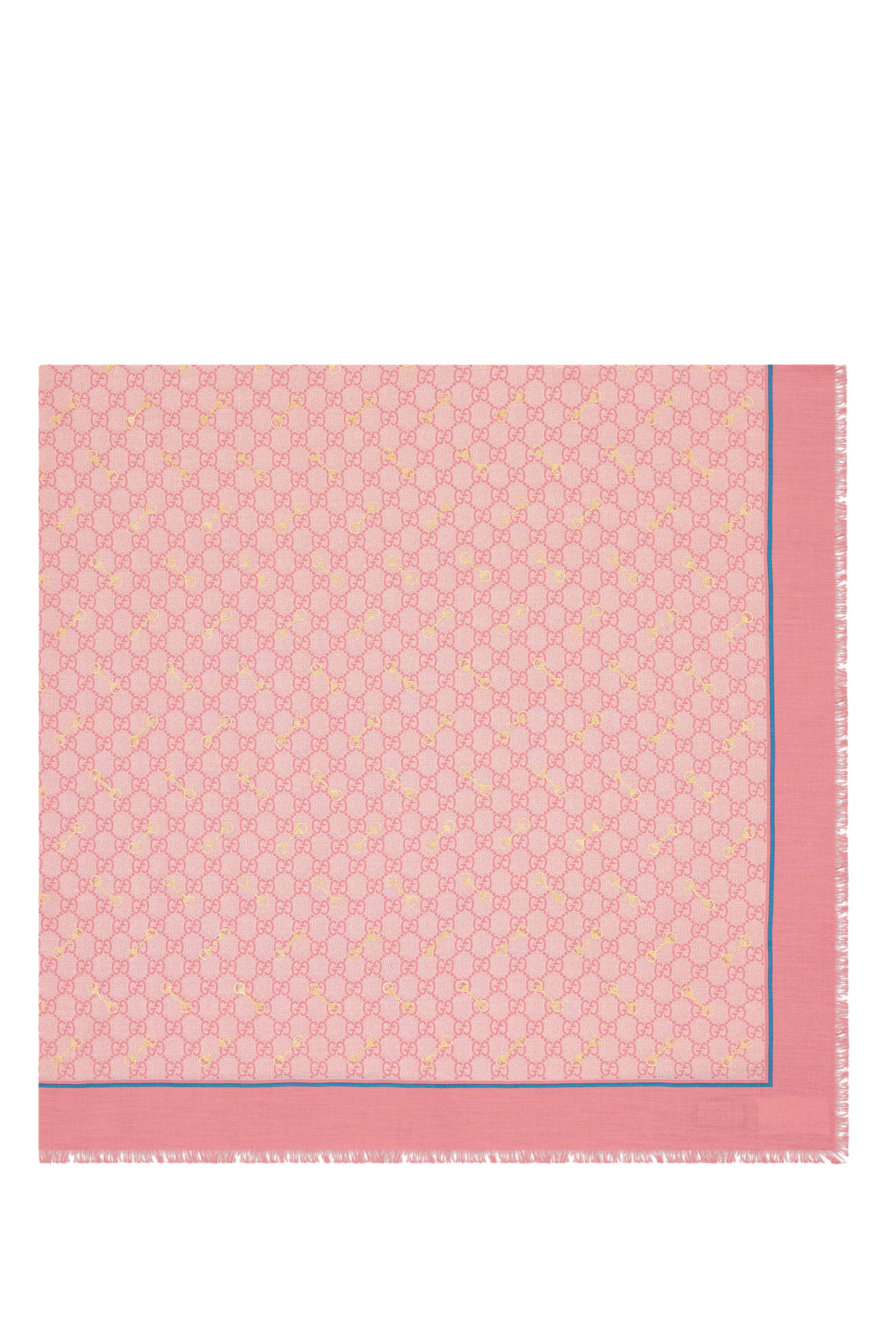 GG Monogram Silk-Blend Shawl