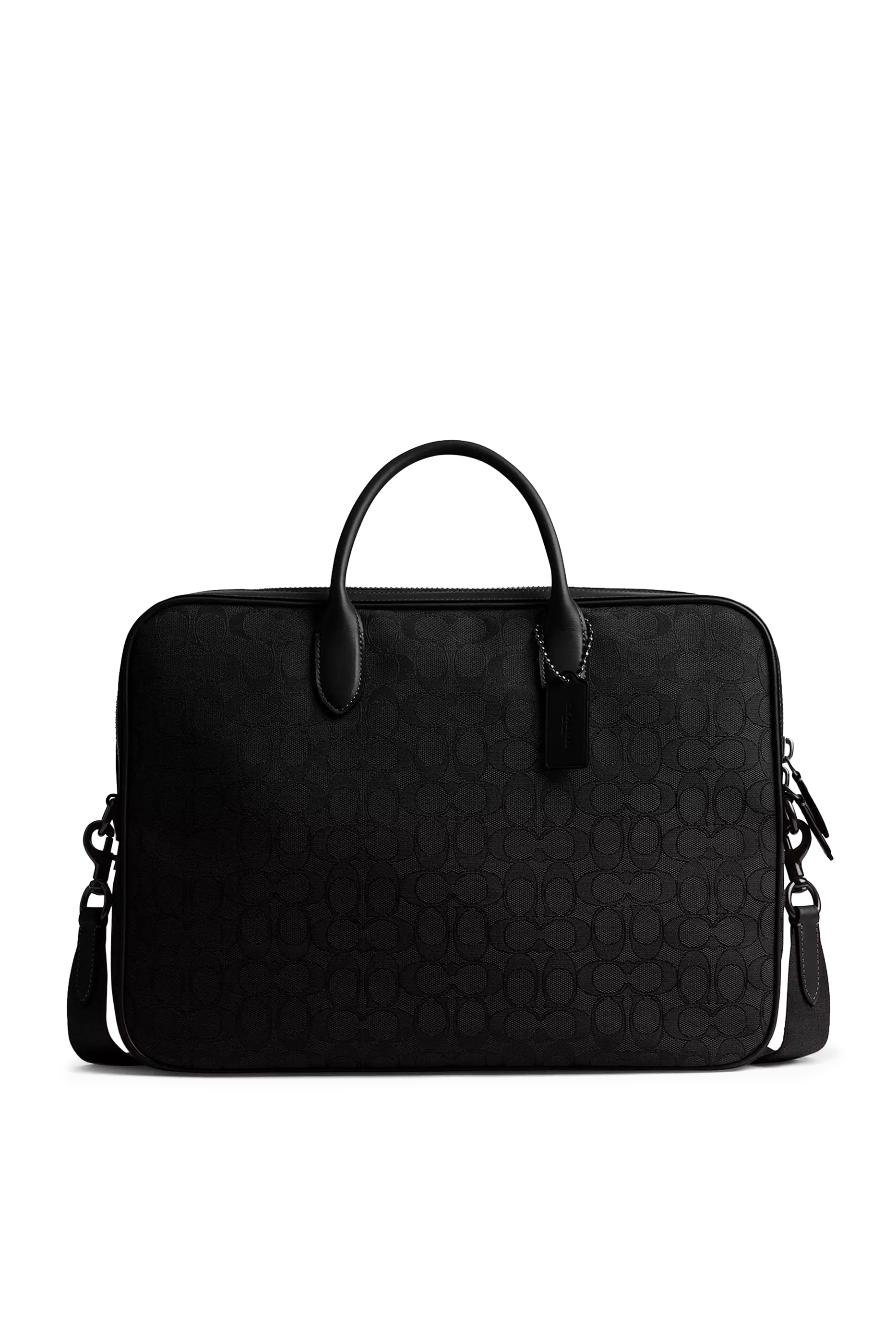 Theo Work Bag In Signature Jacquard