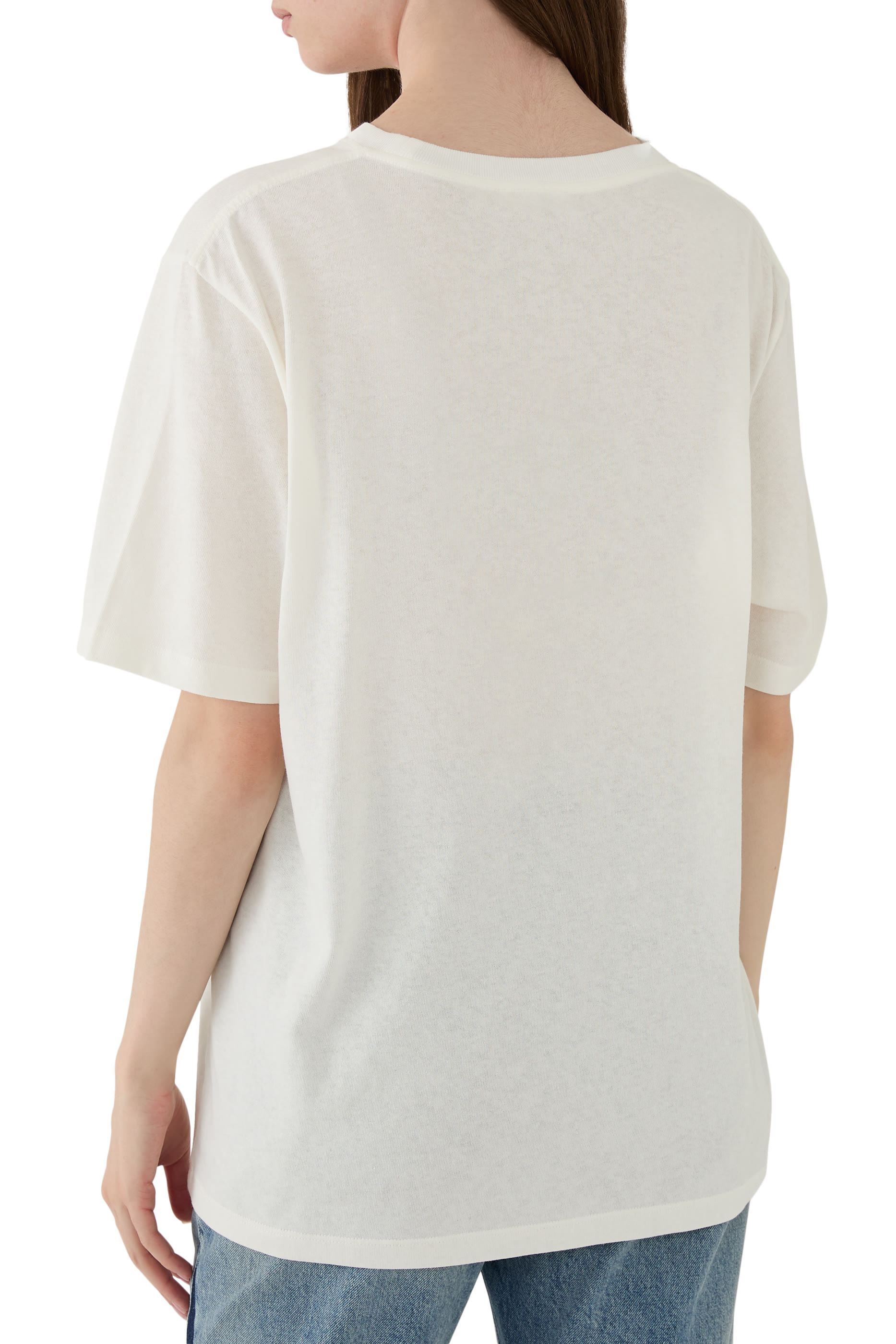 Oversized Logo T-Shirt in Cotton Jersey
