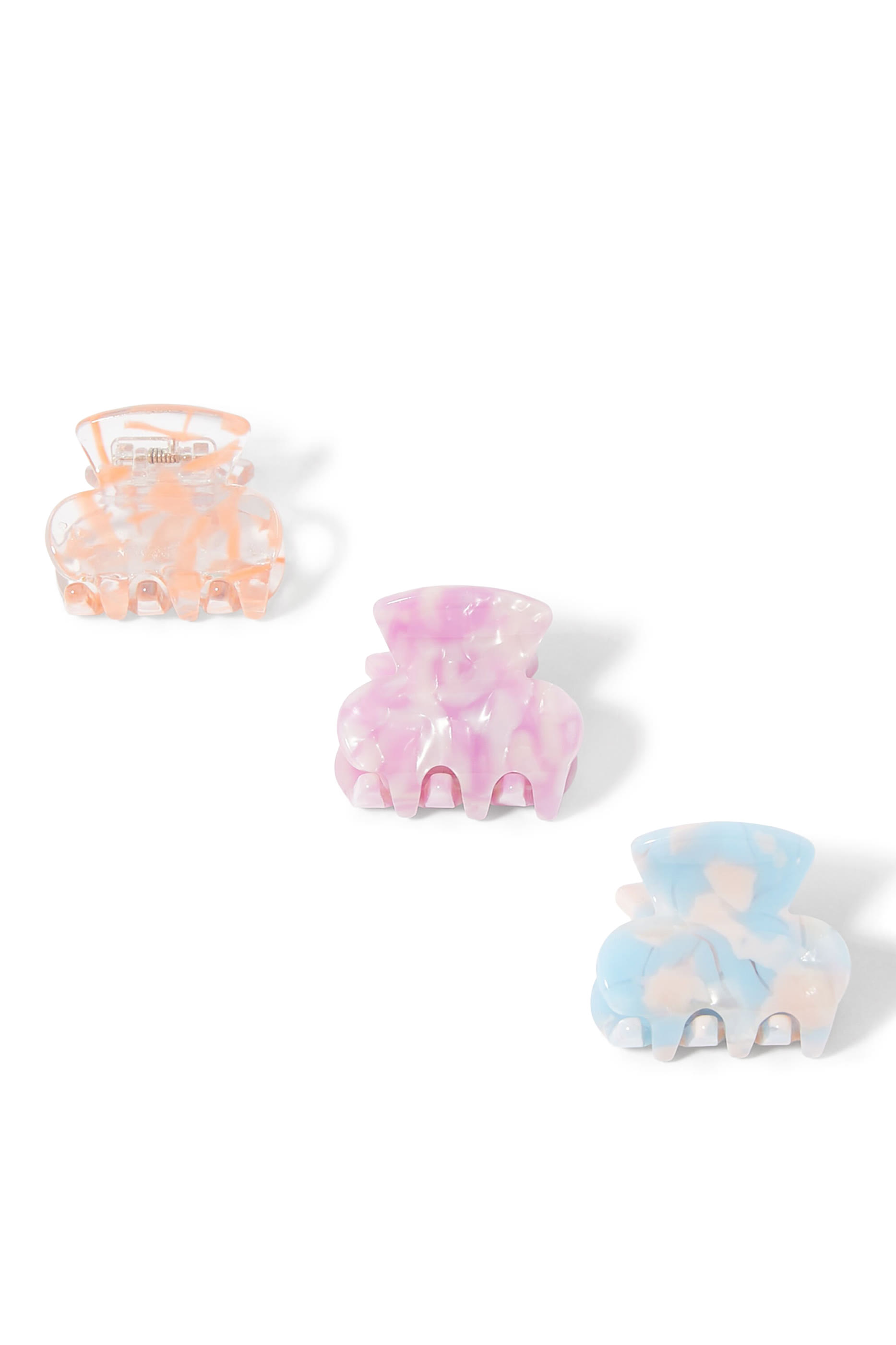 Kids Mixed Acetate Claw Clips