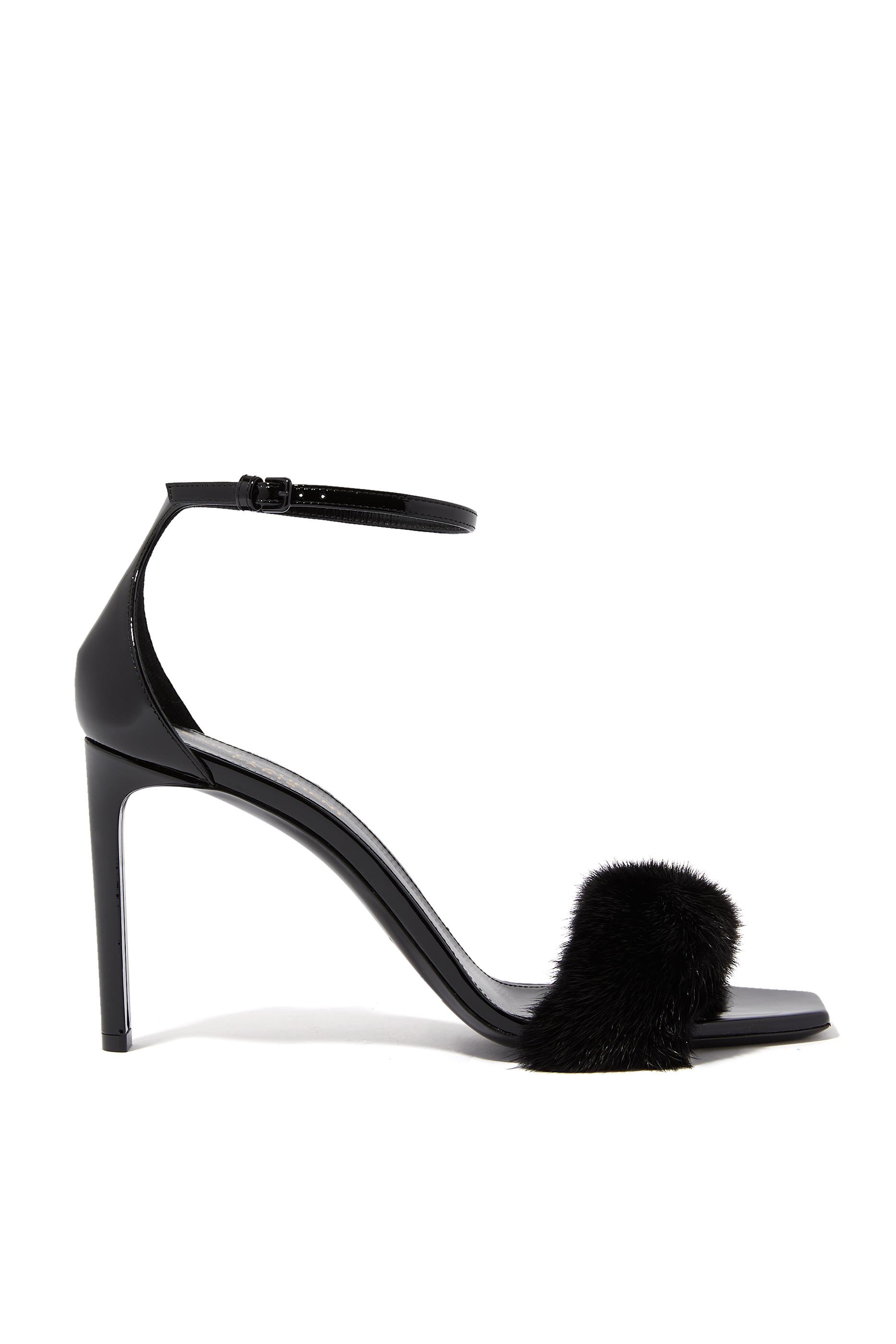 Bea Leather and Mink Sandals