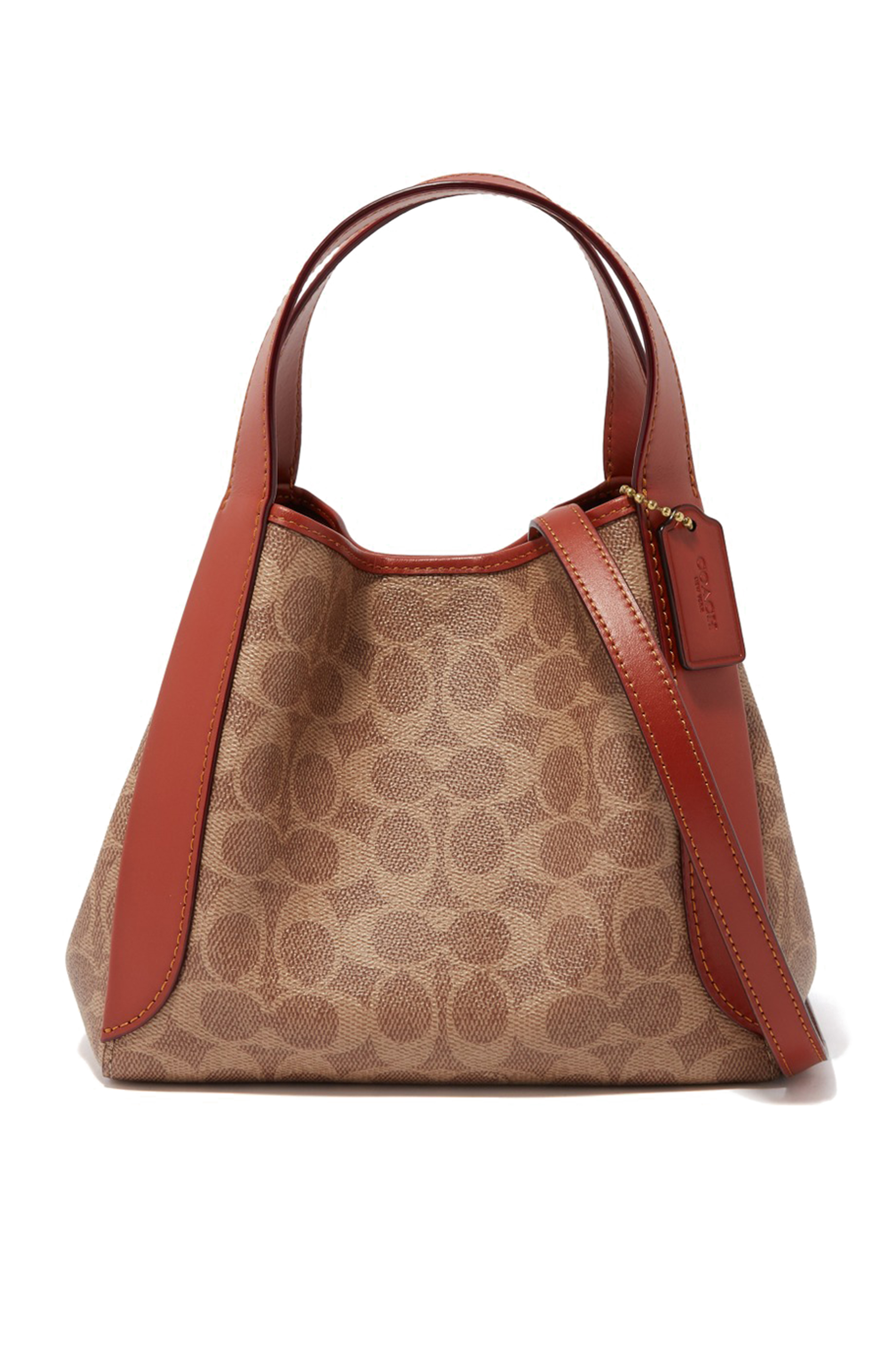 COACH Hadley Hobo 21 Deep Red/Gold One Size: Buy Online at Best Price in  UAE 