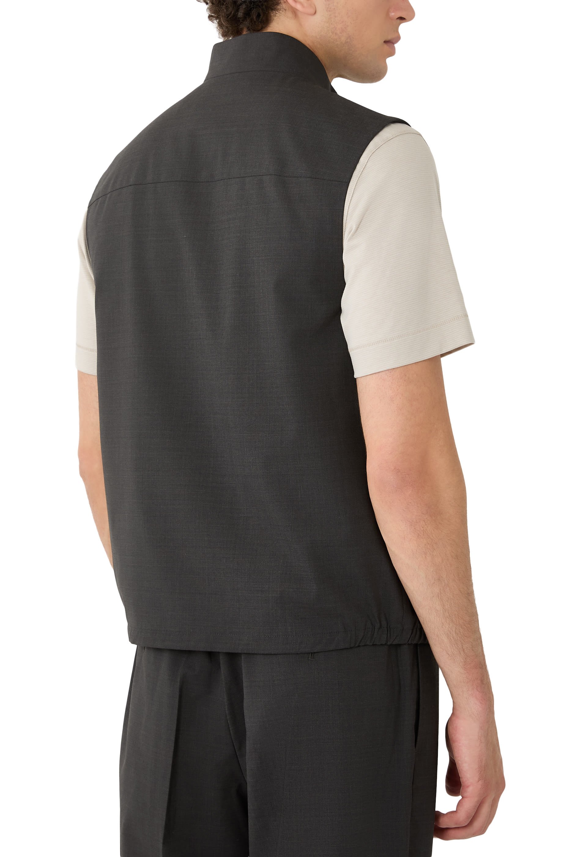 Zip Motion Wool Vest