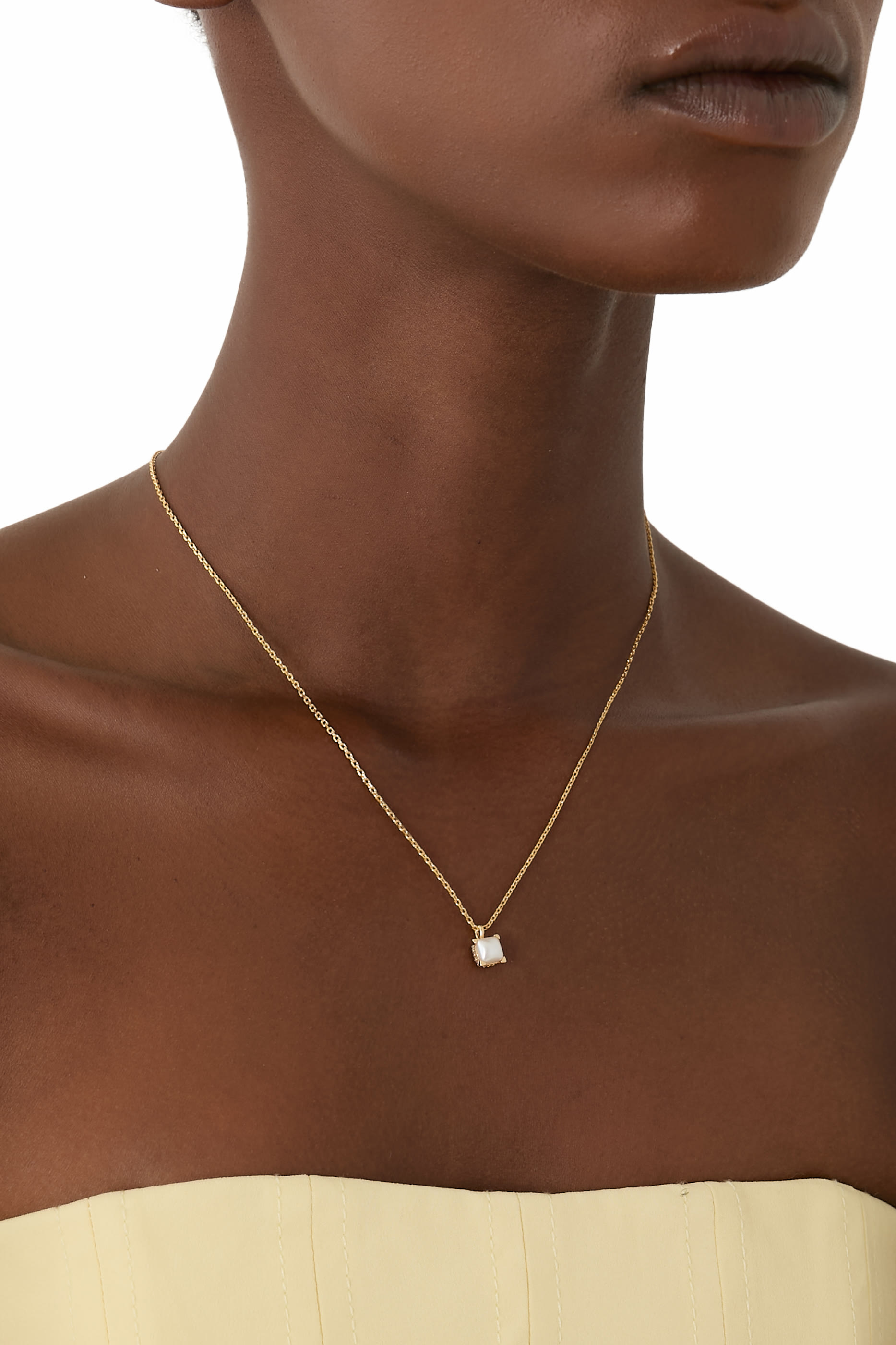 Little Luxuries 6mm Square Pendant