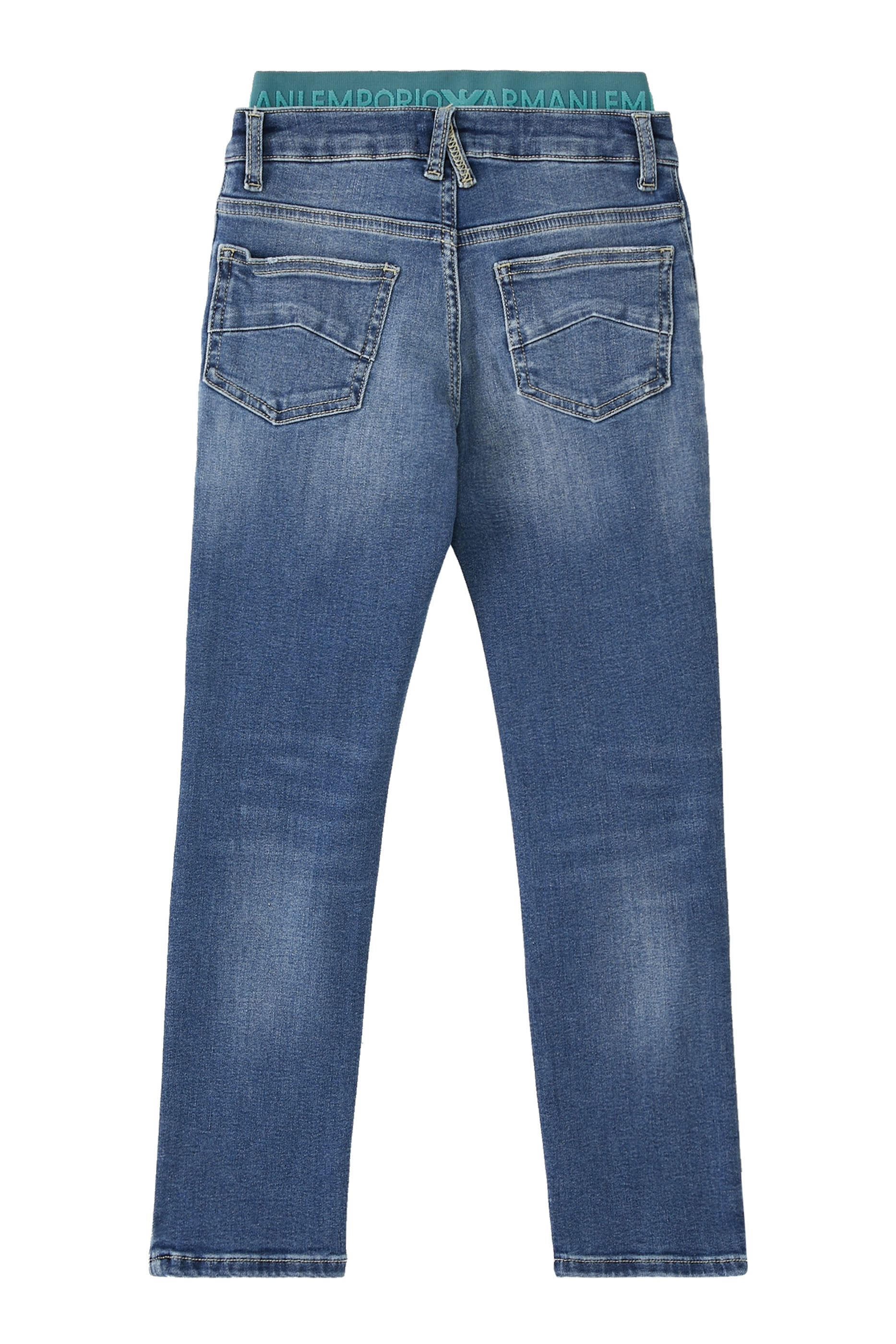 Kids Logo Waistband Jeans