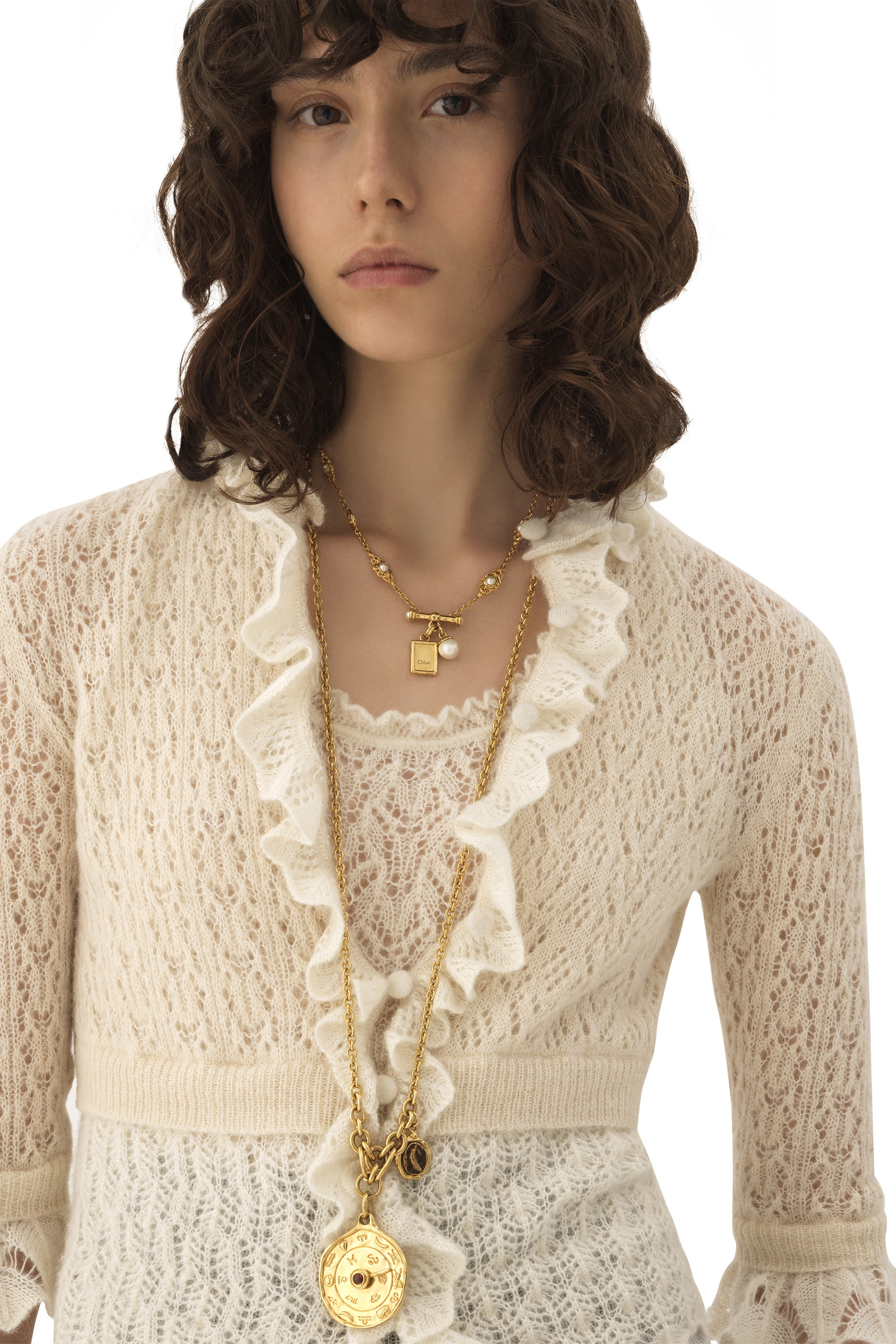 Cropped Ruffled Jumper