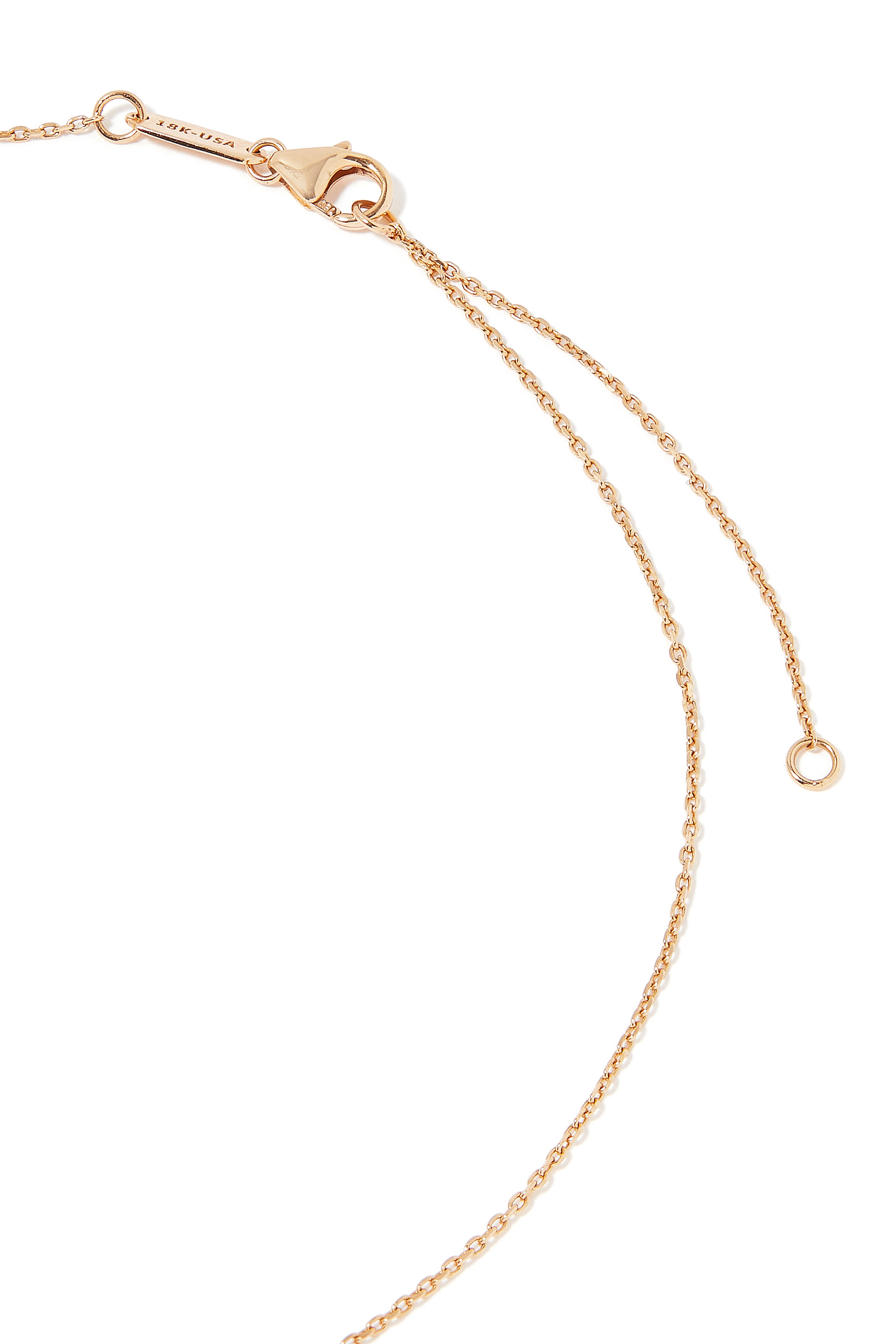 Baby Dog Tag Diamond Necklace