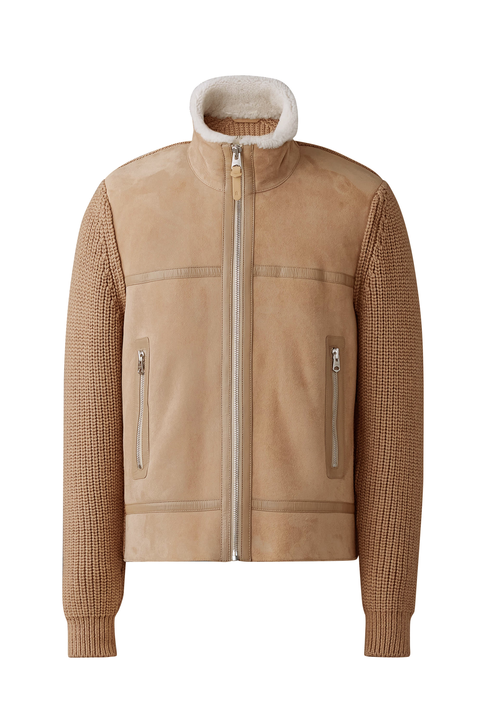 Jonathan Mixed-Media Shearling Jacket