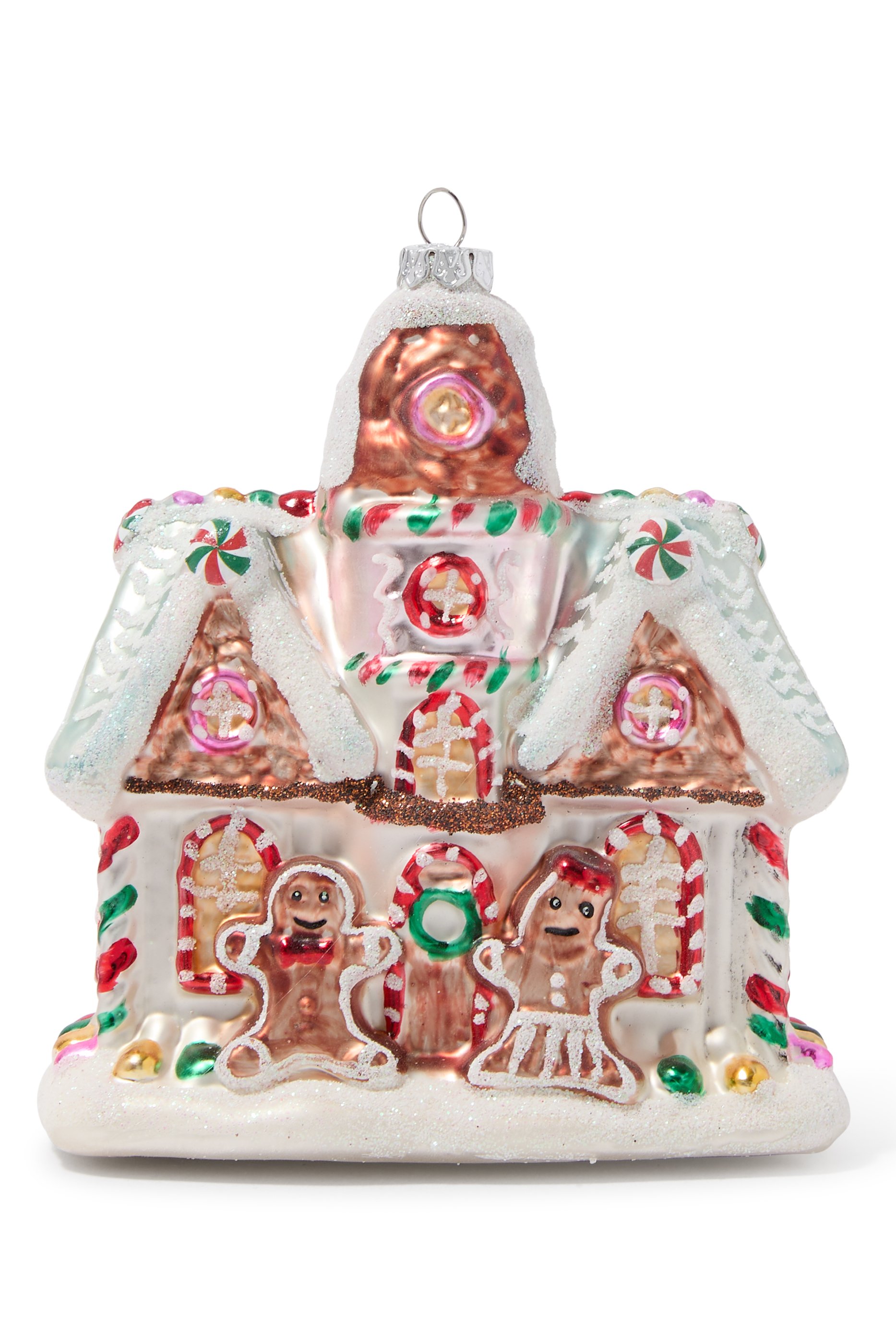 Glass Gingerbread Ornament