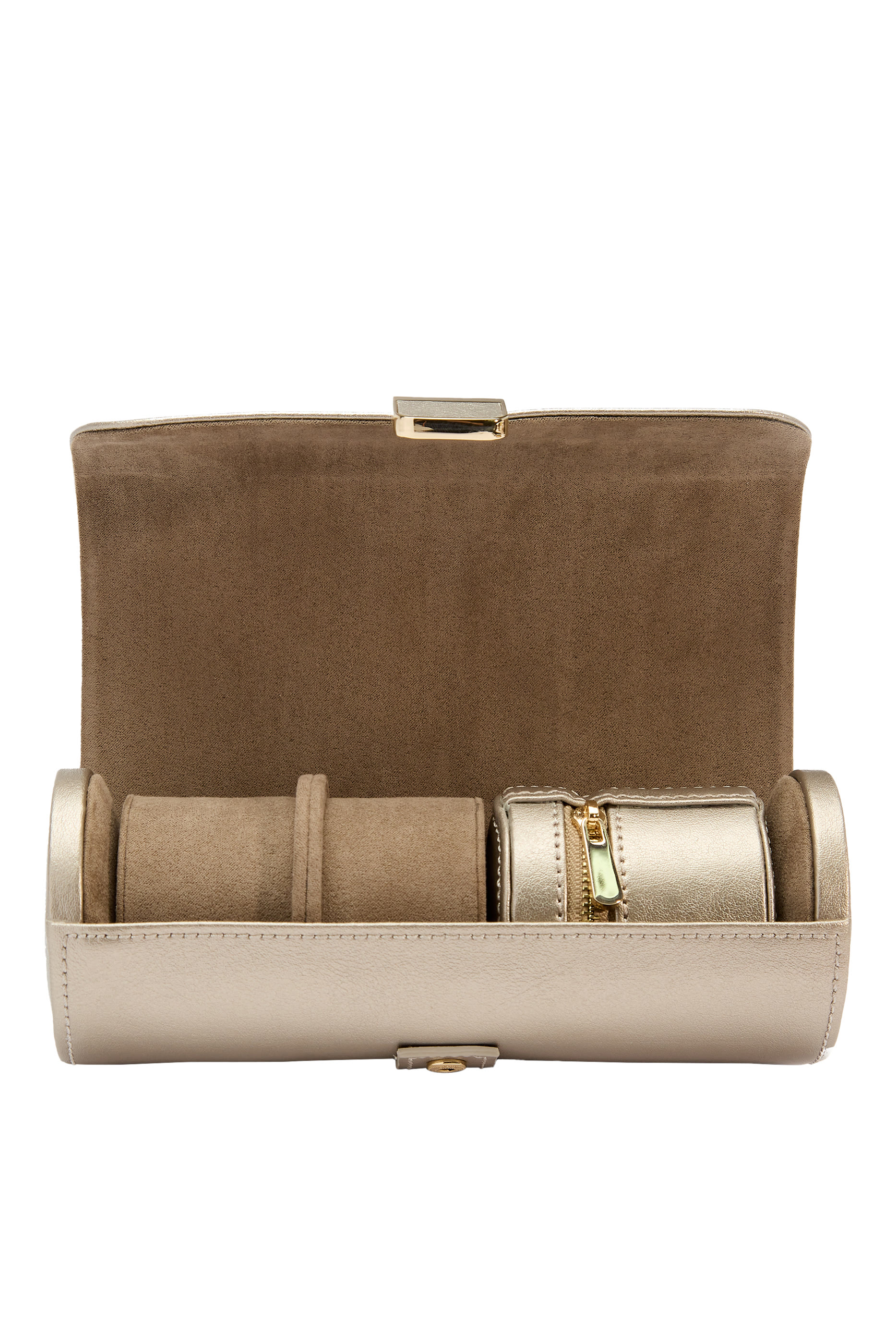 Palermo Double Watch Roll with Jewelry Pouch