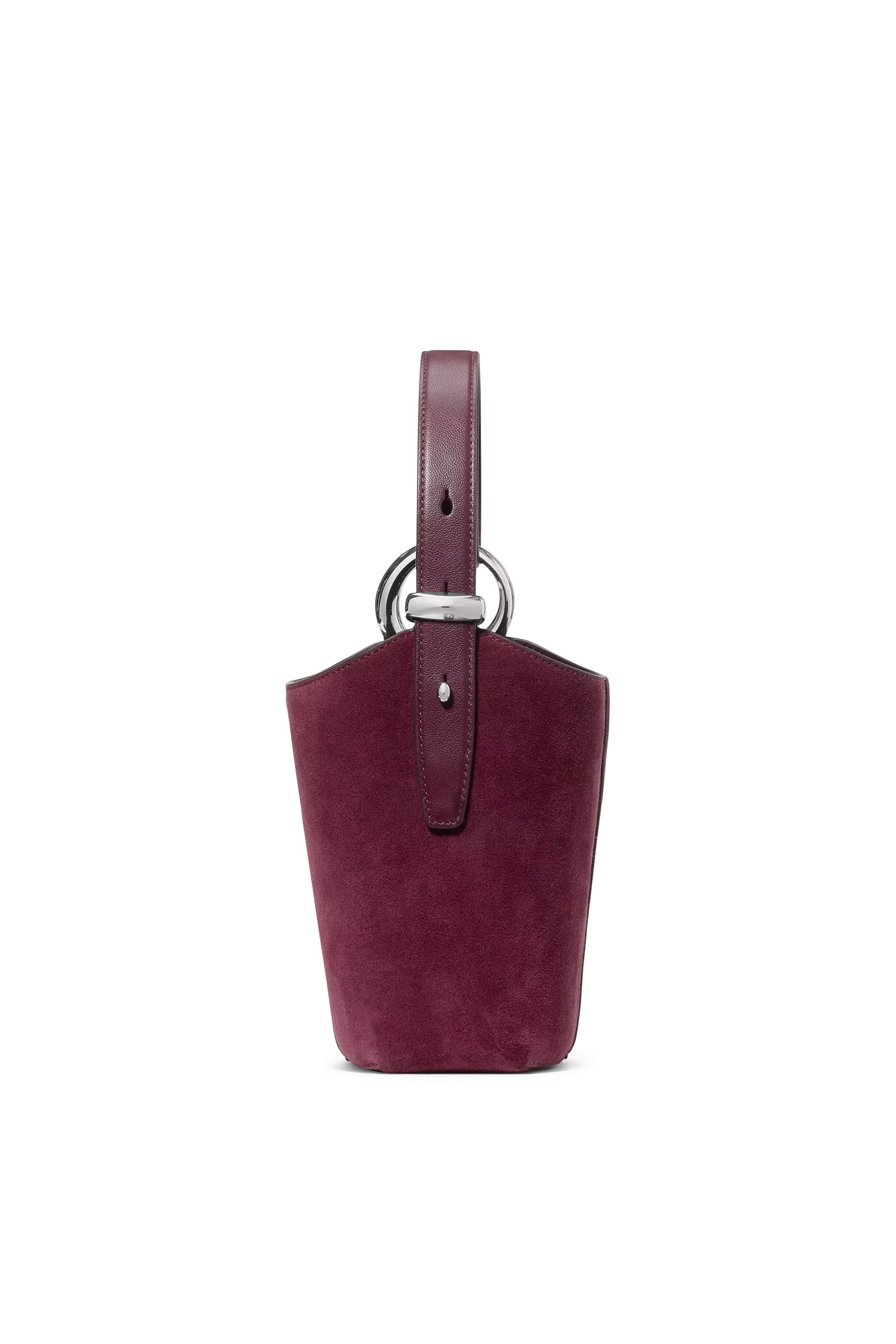 Halo Suede Mini Bucket Bag