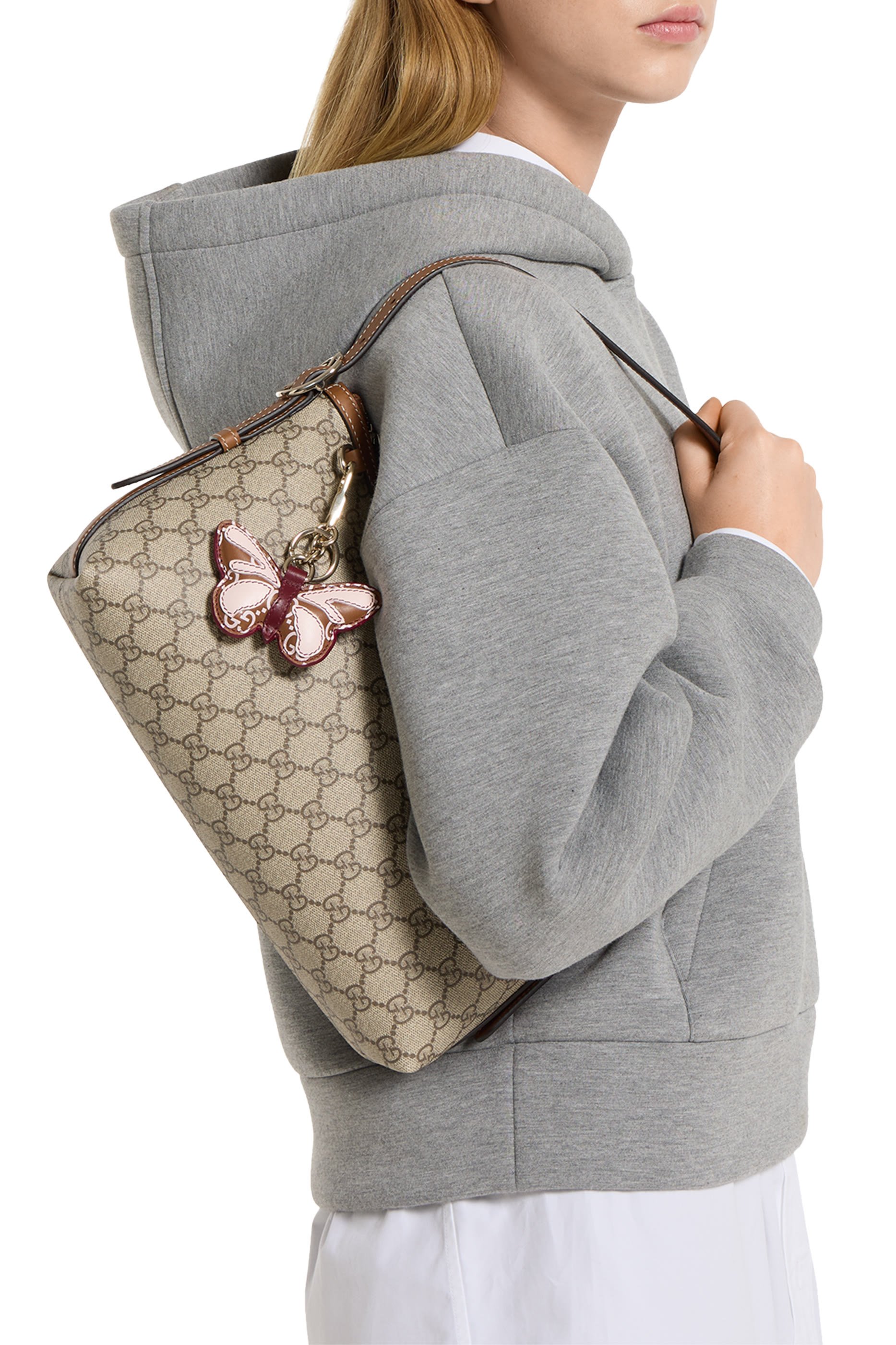  GG Emblem Medium Shoulder Bag 