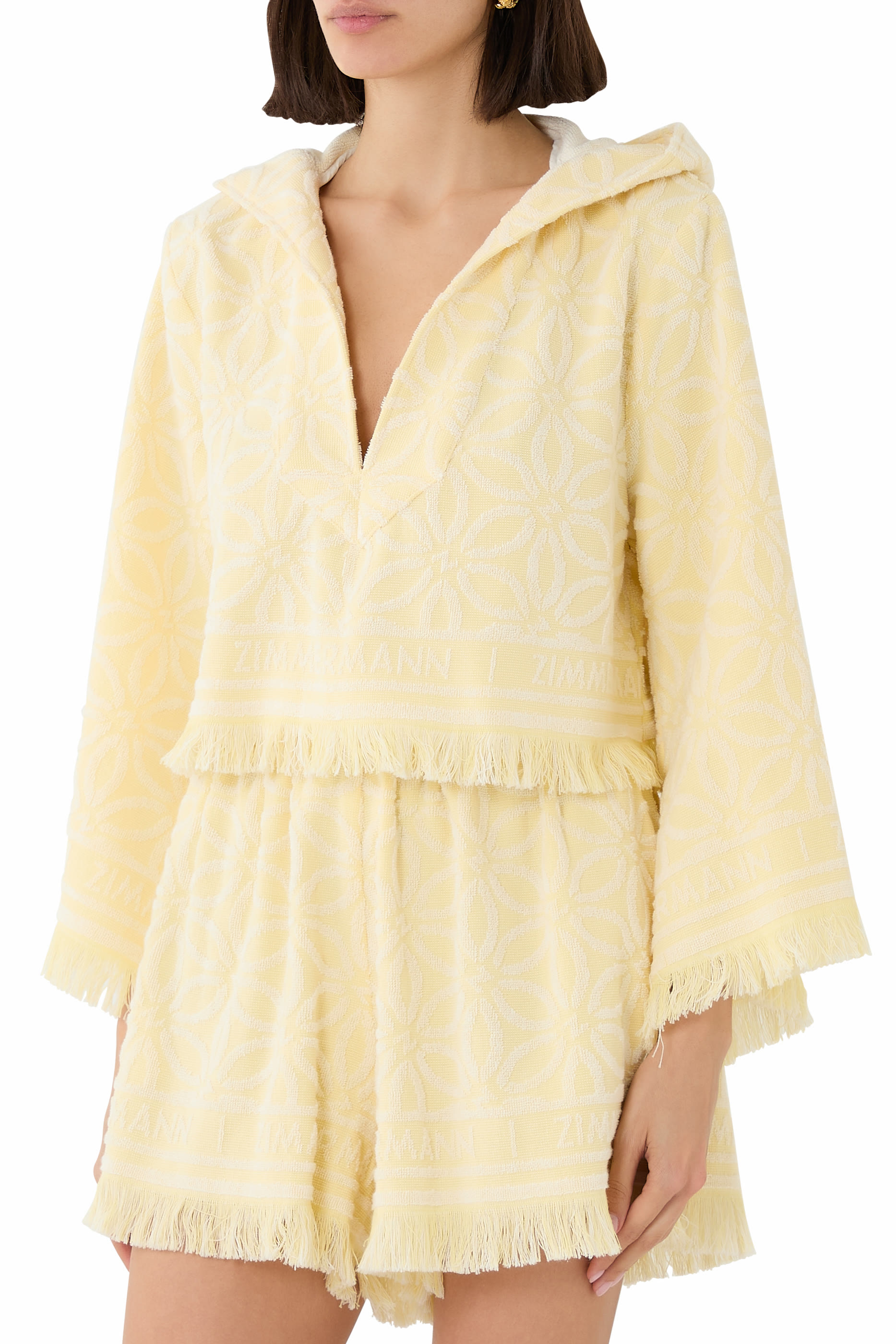 Coco Towelling Hooded Top