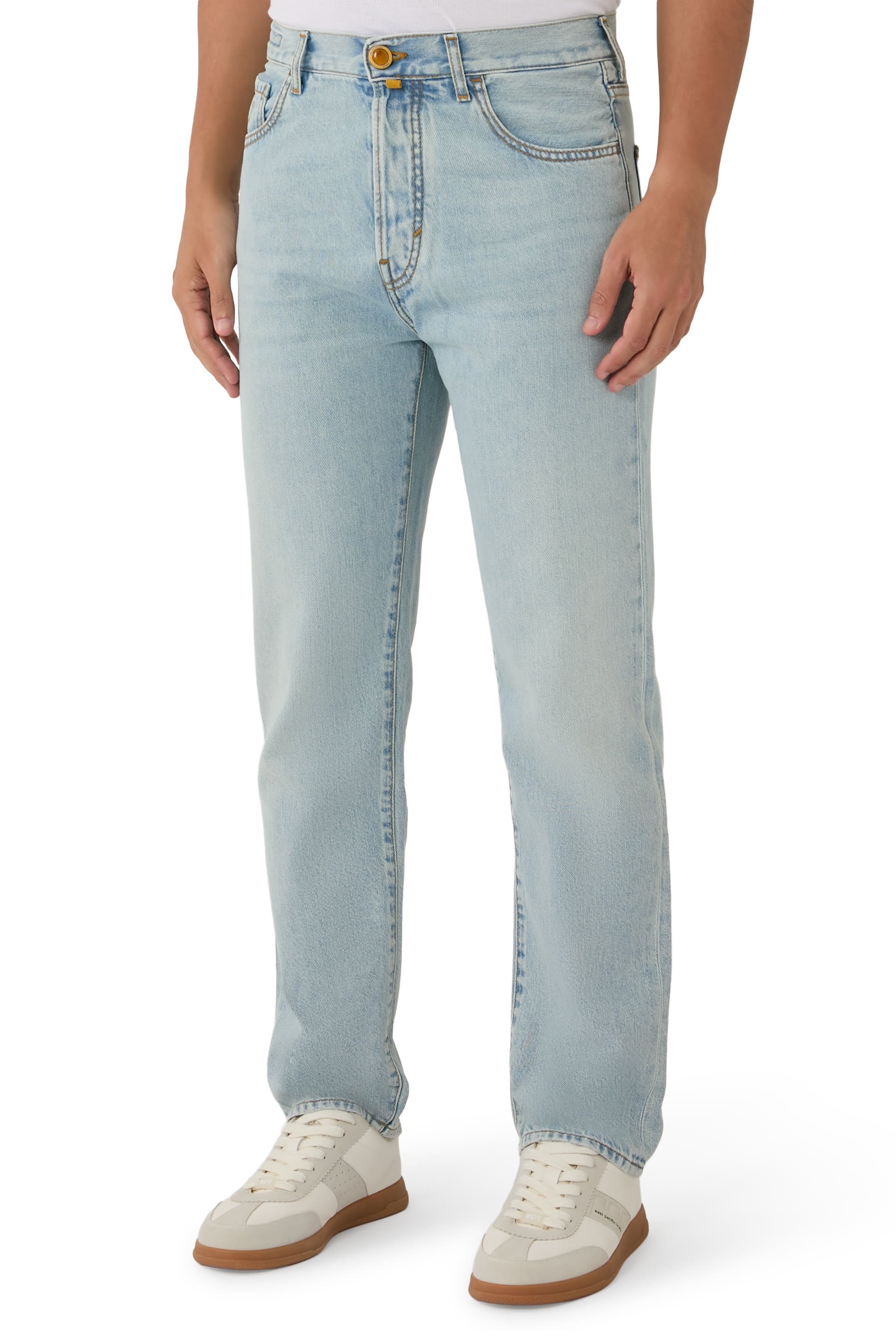 Edo Regular-Straight 5 Pocket Jeans