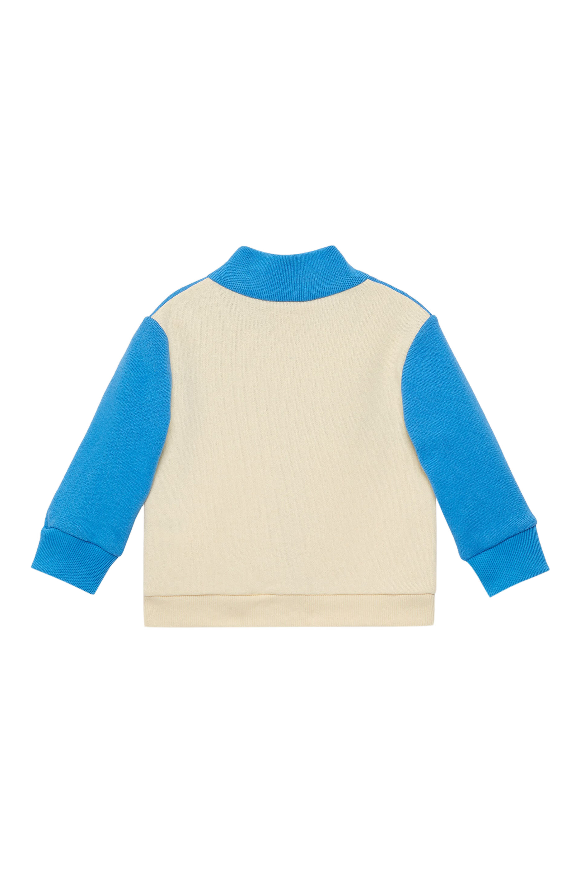 Logo Color-Blocked Zip Jacket