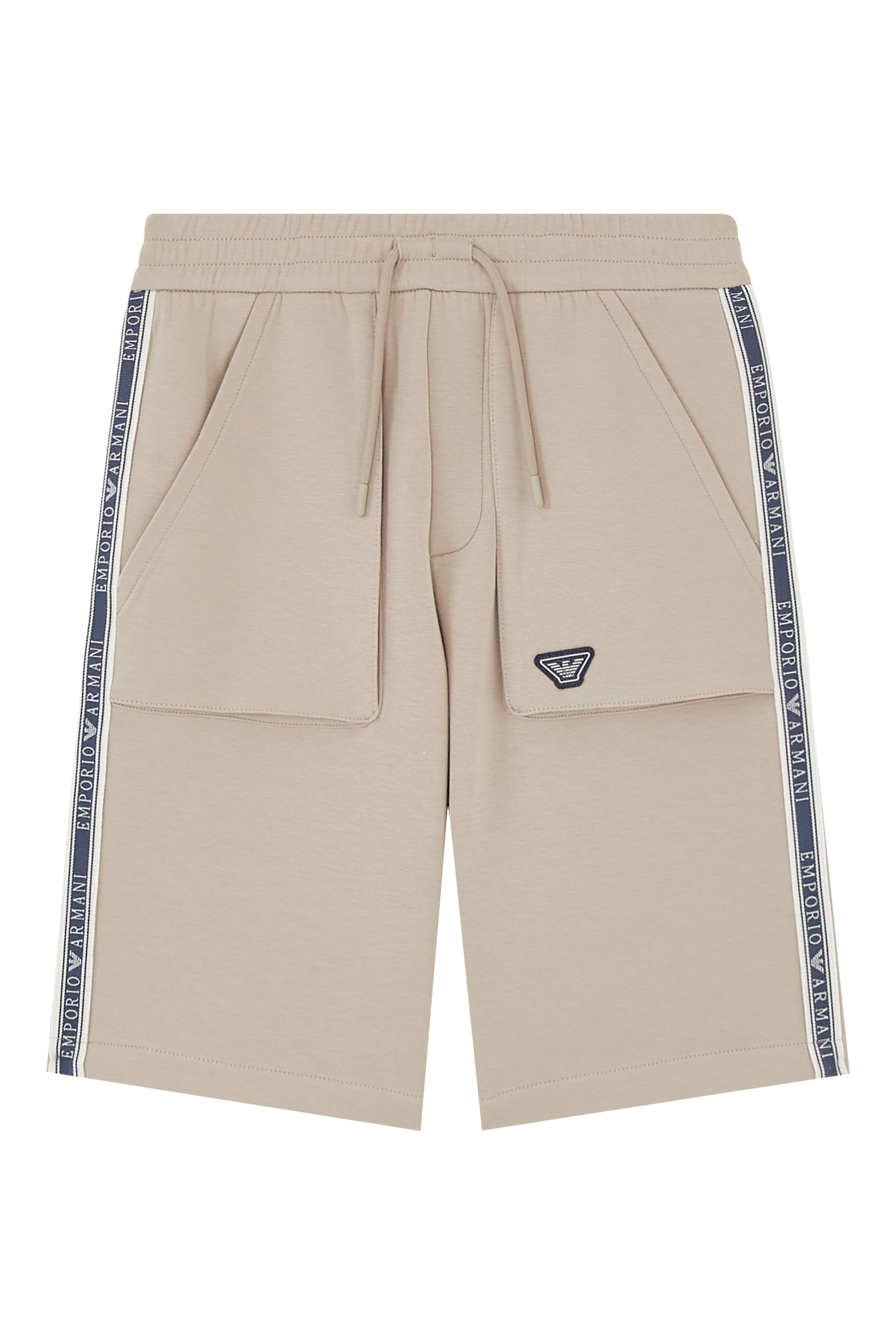 Kids Cotton Jersey Bermuda Shorts