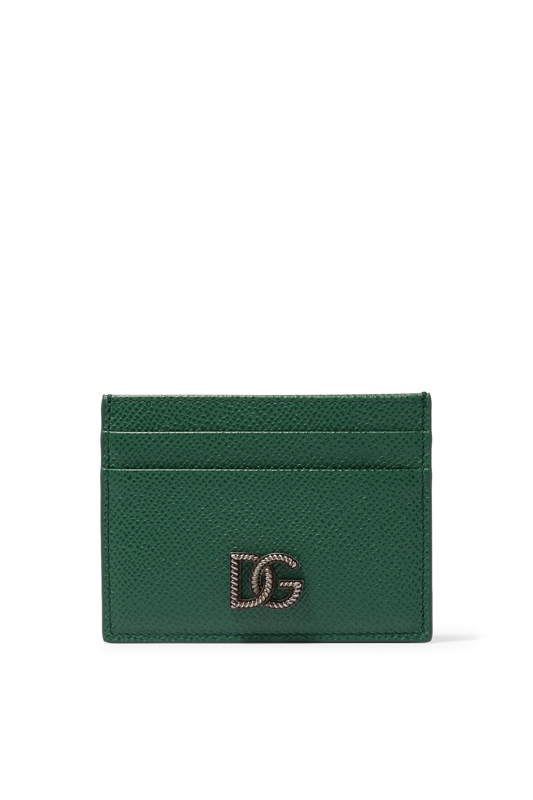 DG Logo Calfskin Card Holder