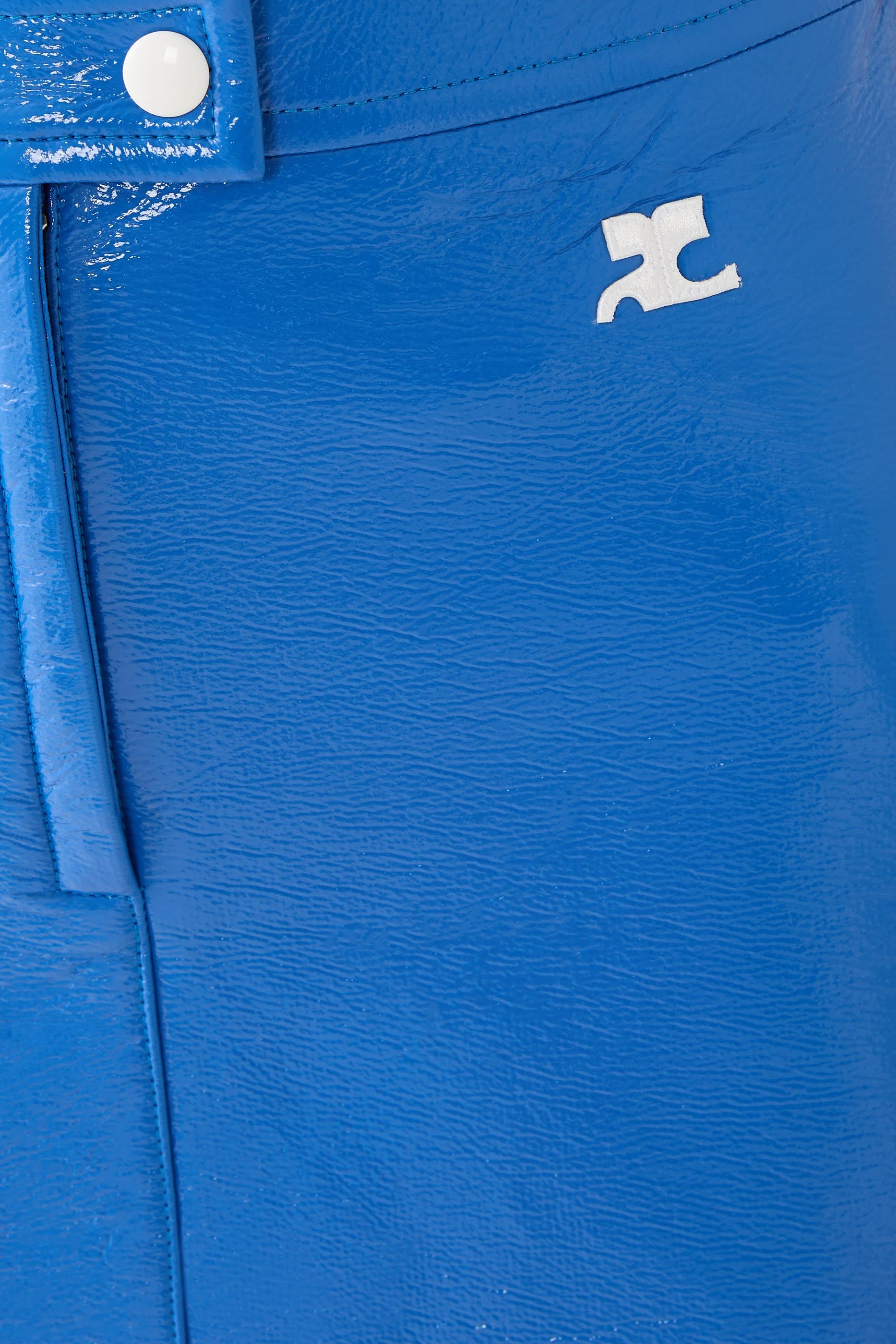 Reedition Vinyl Mini Skirt