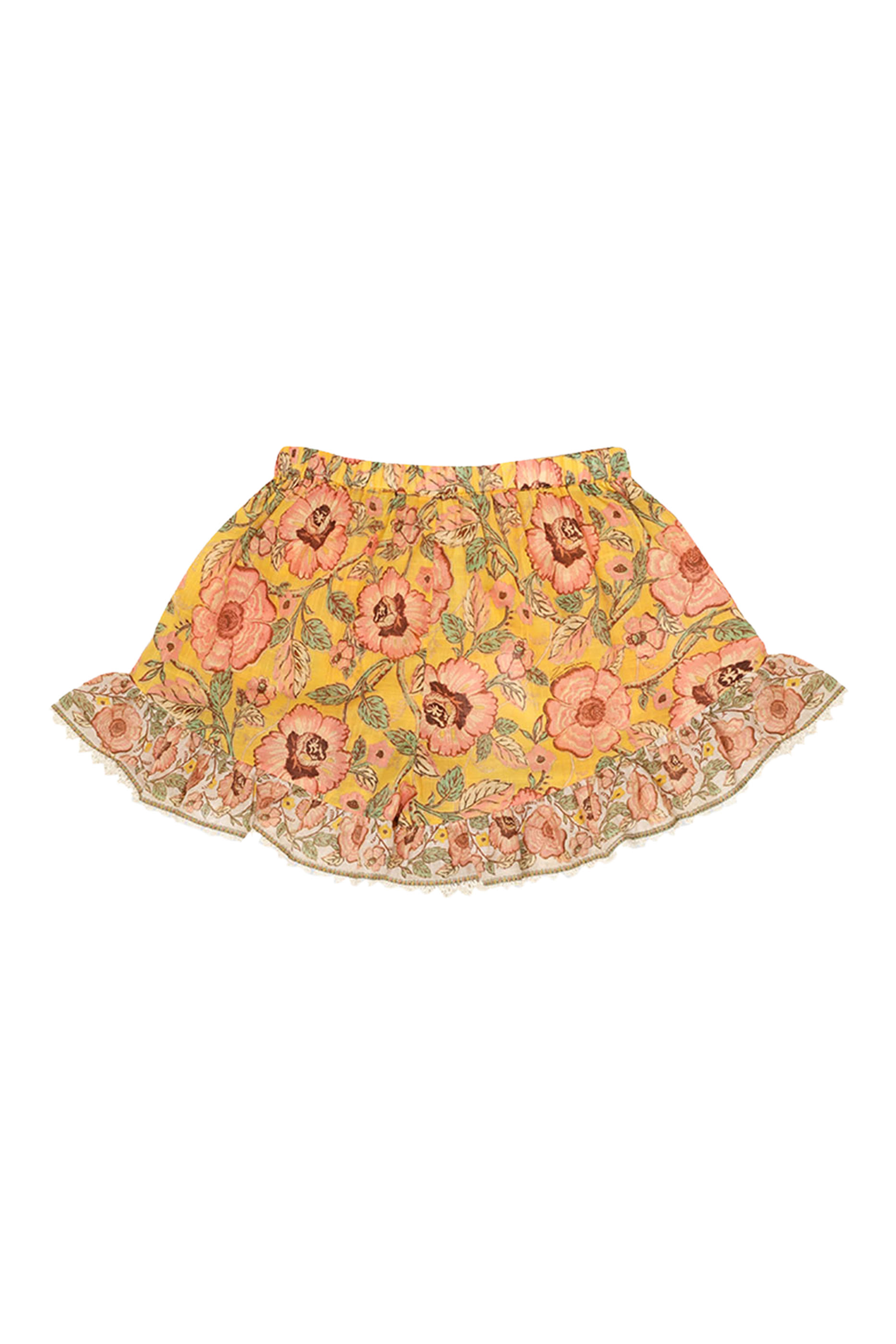 Kids Junie Frill Cotton Shorts