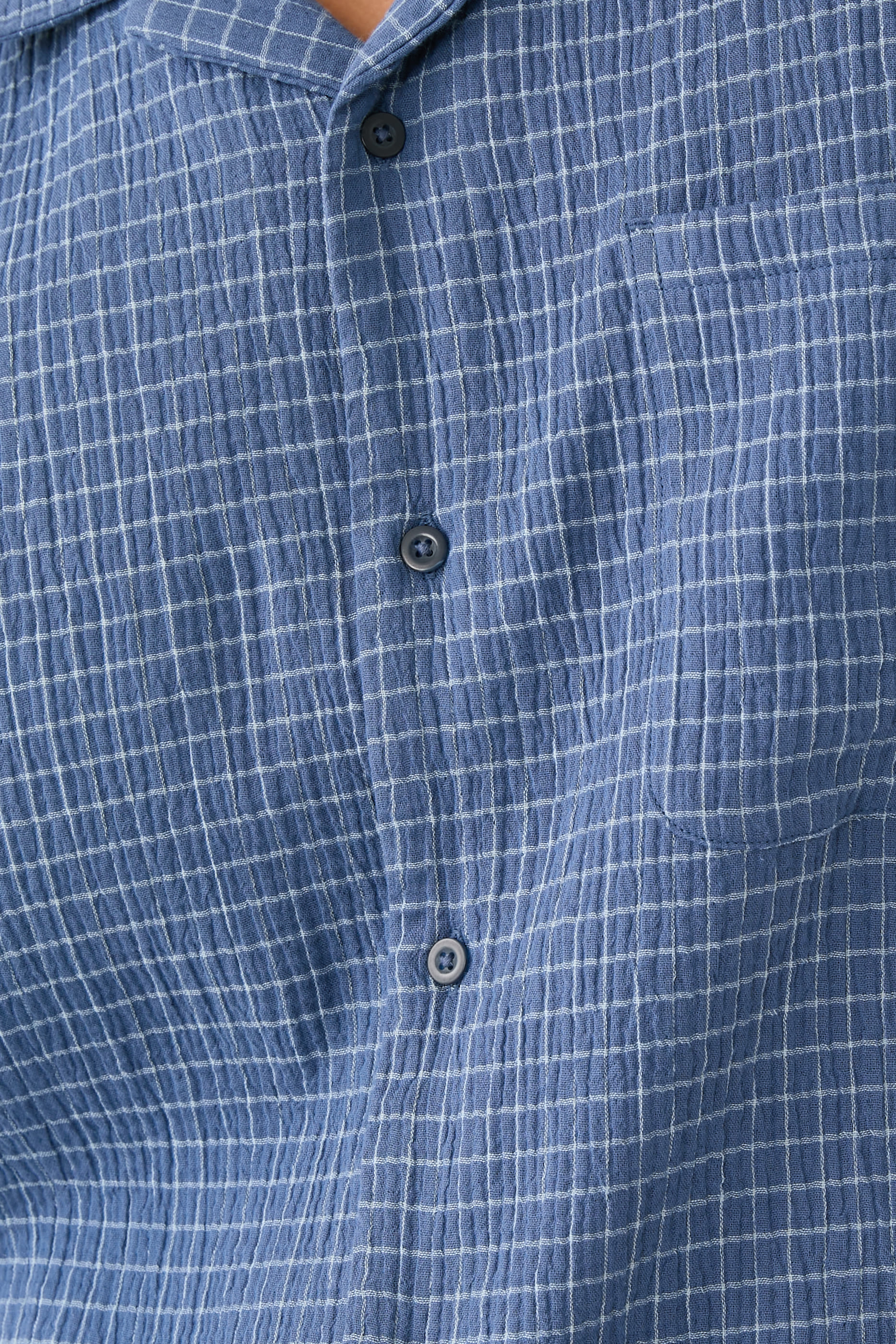 Provence Plaid Double-Face Italian Cotton Shirt
