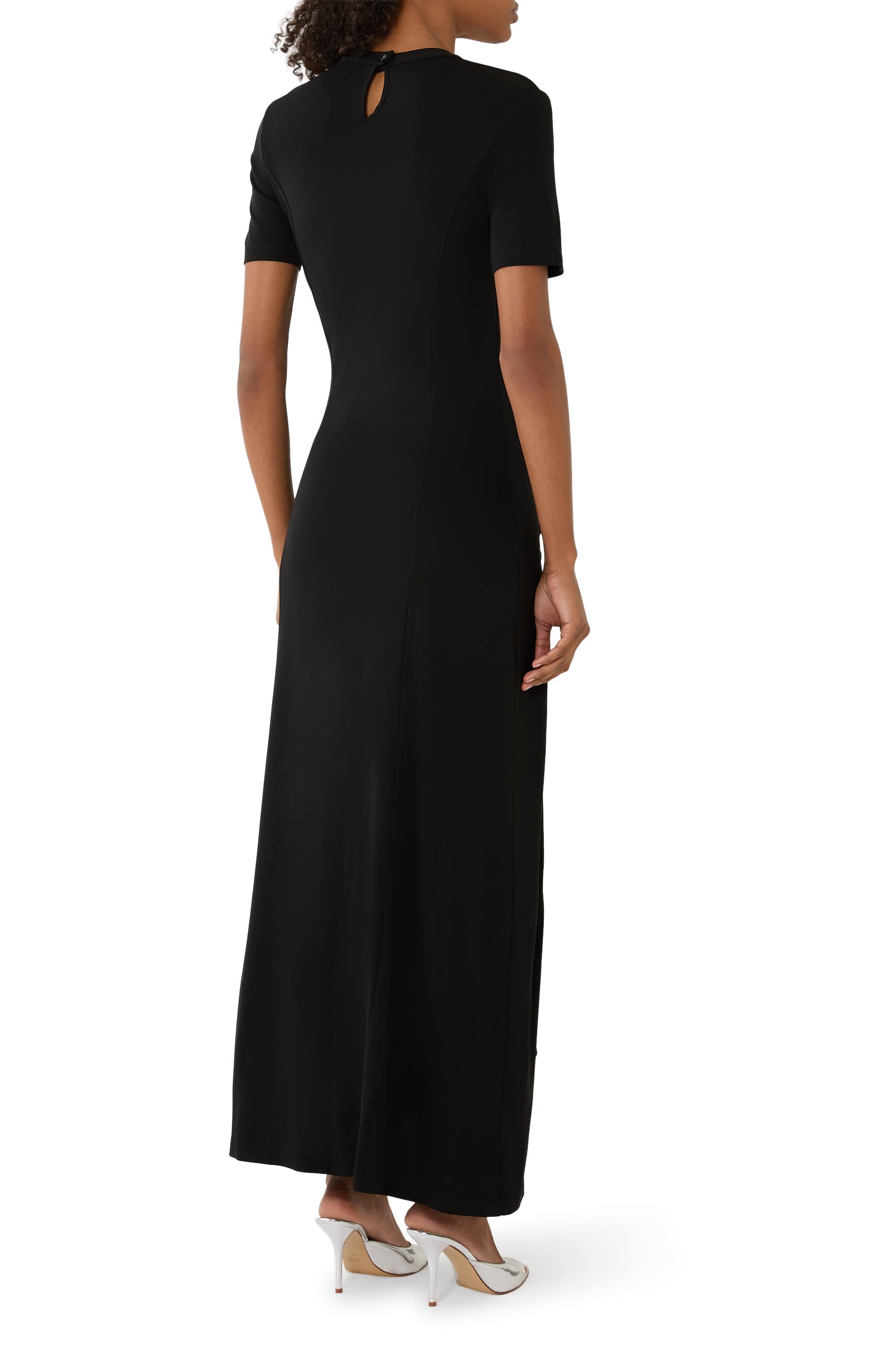 Ruched Stretch-Jersey Dress