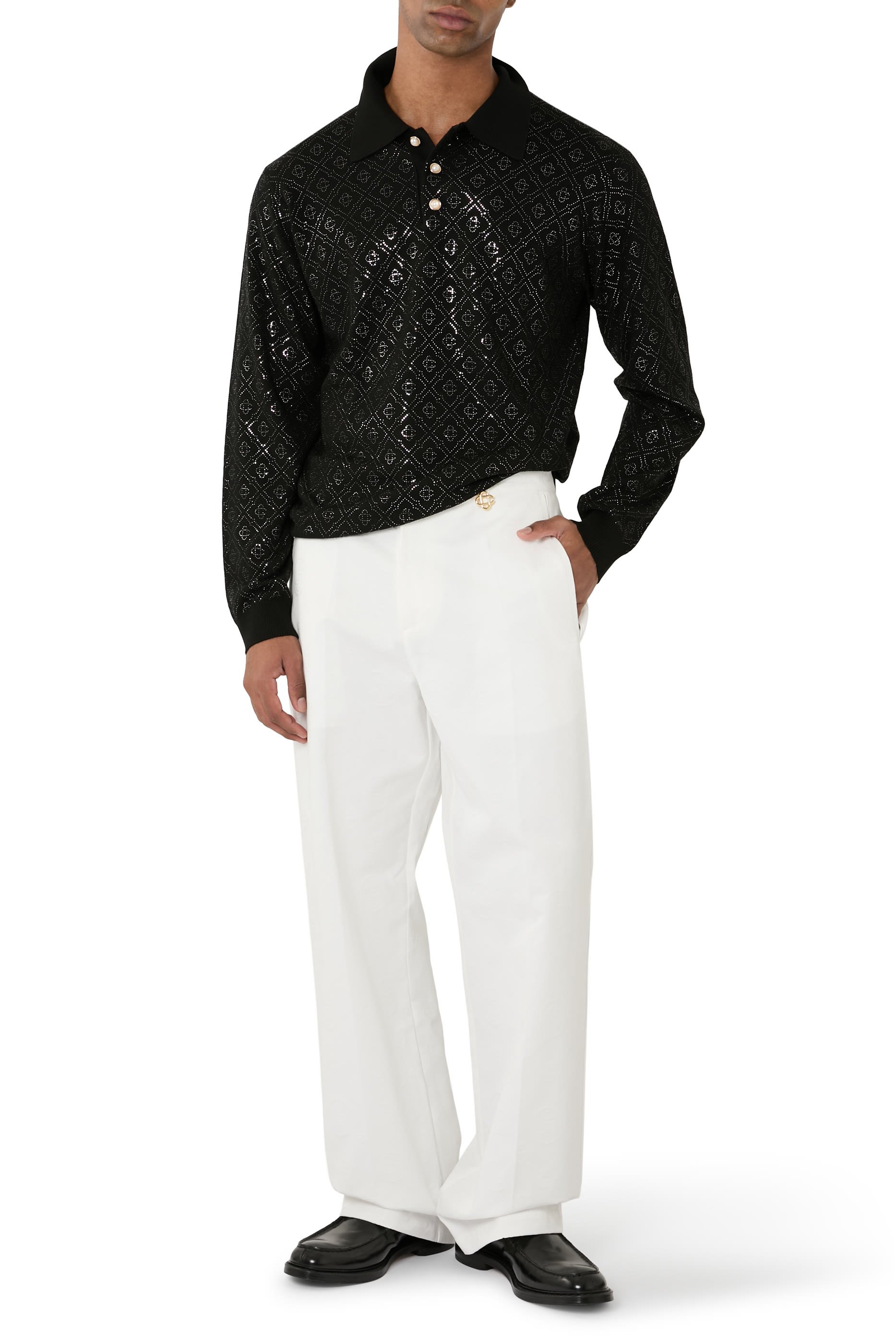 Monogram Chino Trousers